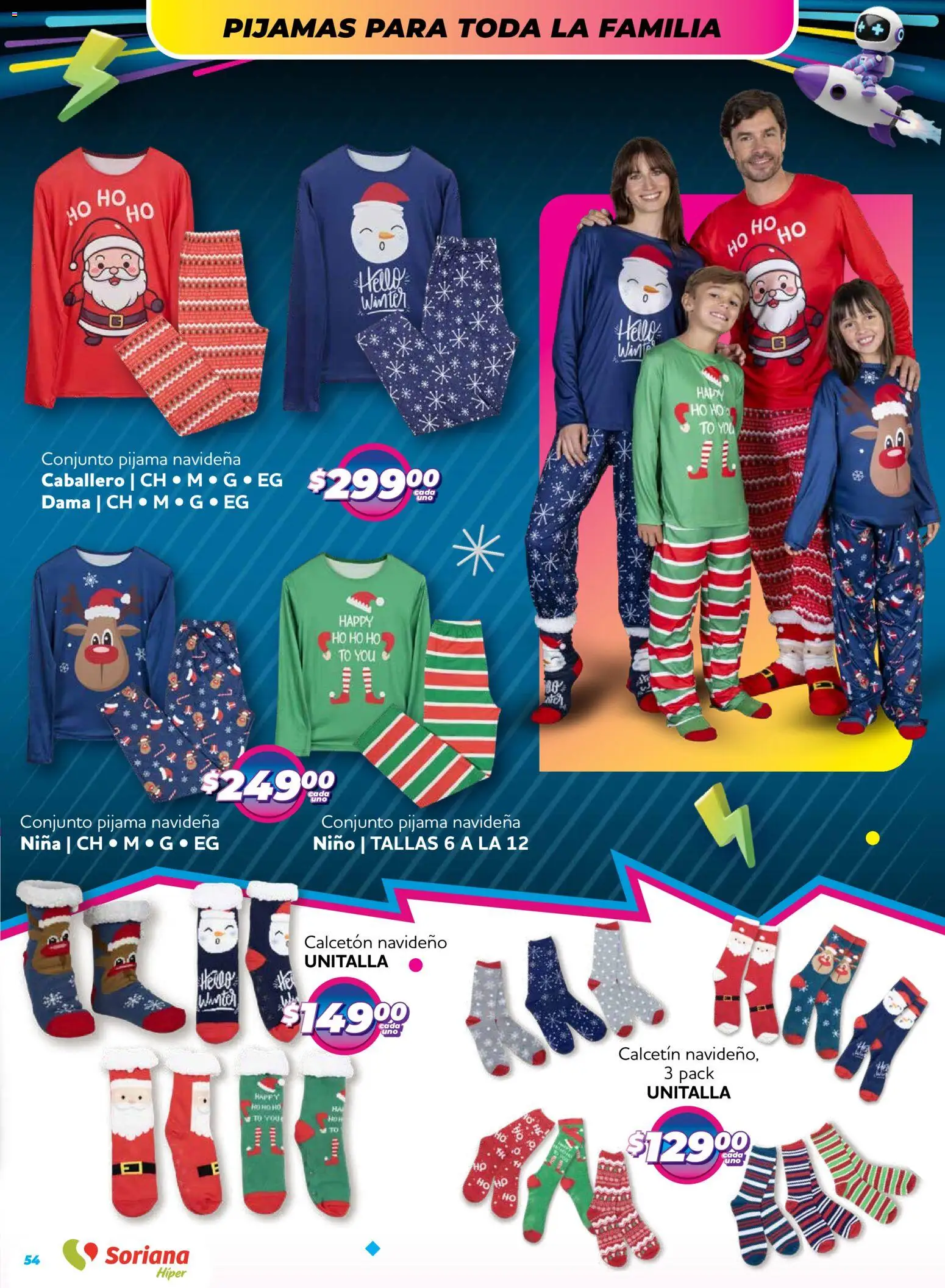 Nuevas ofertas de Soriana válidas en toda la República Mexicana desde el 27.11.2025. ¡Encuentra las mejores ofertas en Soriana - Reino de los Juguetes Súper Nacional! | Página: 53 | Productos: Pijama, Conjunto