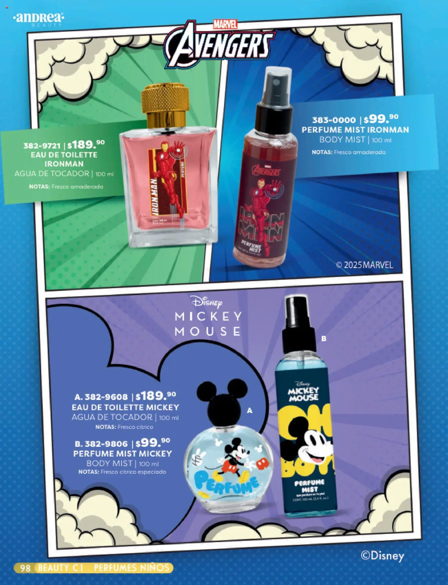 Nuevas ofertas de Andrea válidas en toda la República Mexicana desde el 25.01.2026. ¡Encuentra las mejores ofertas en Andrea catálogo Beauty! | Página: 98 | Productos: Agua, Mouse, Body, Perfume