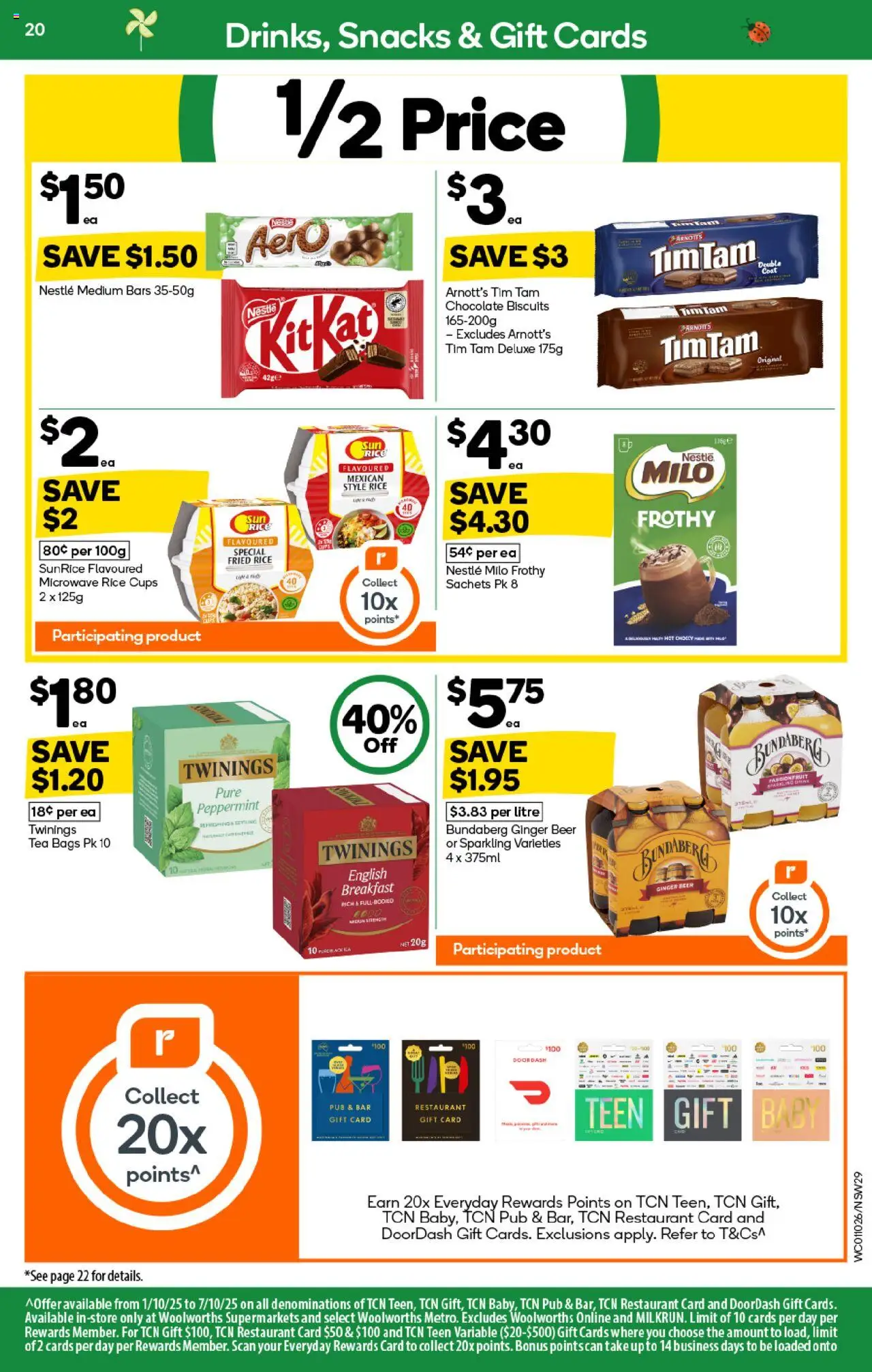Woolworths catalogue - valid from 01.10.2025 | Page: 27 | Products: Cups, Tea, Passionfruit, Biscuits