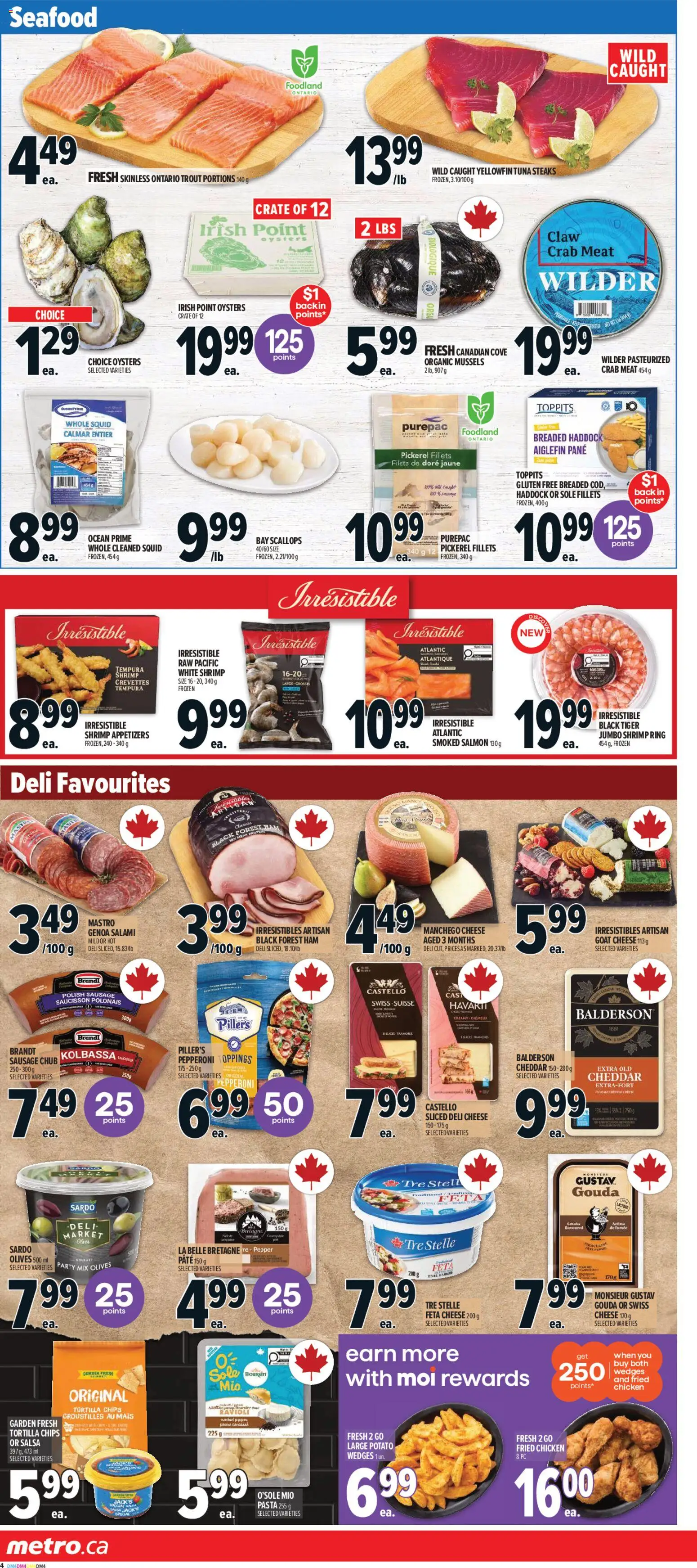 Metro flyer valid from 12.02.2026 | Page: 10 | Products: Chips, Cheese, Salami, Ham