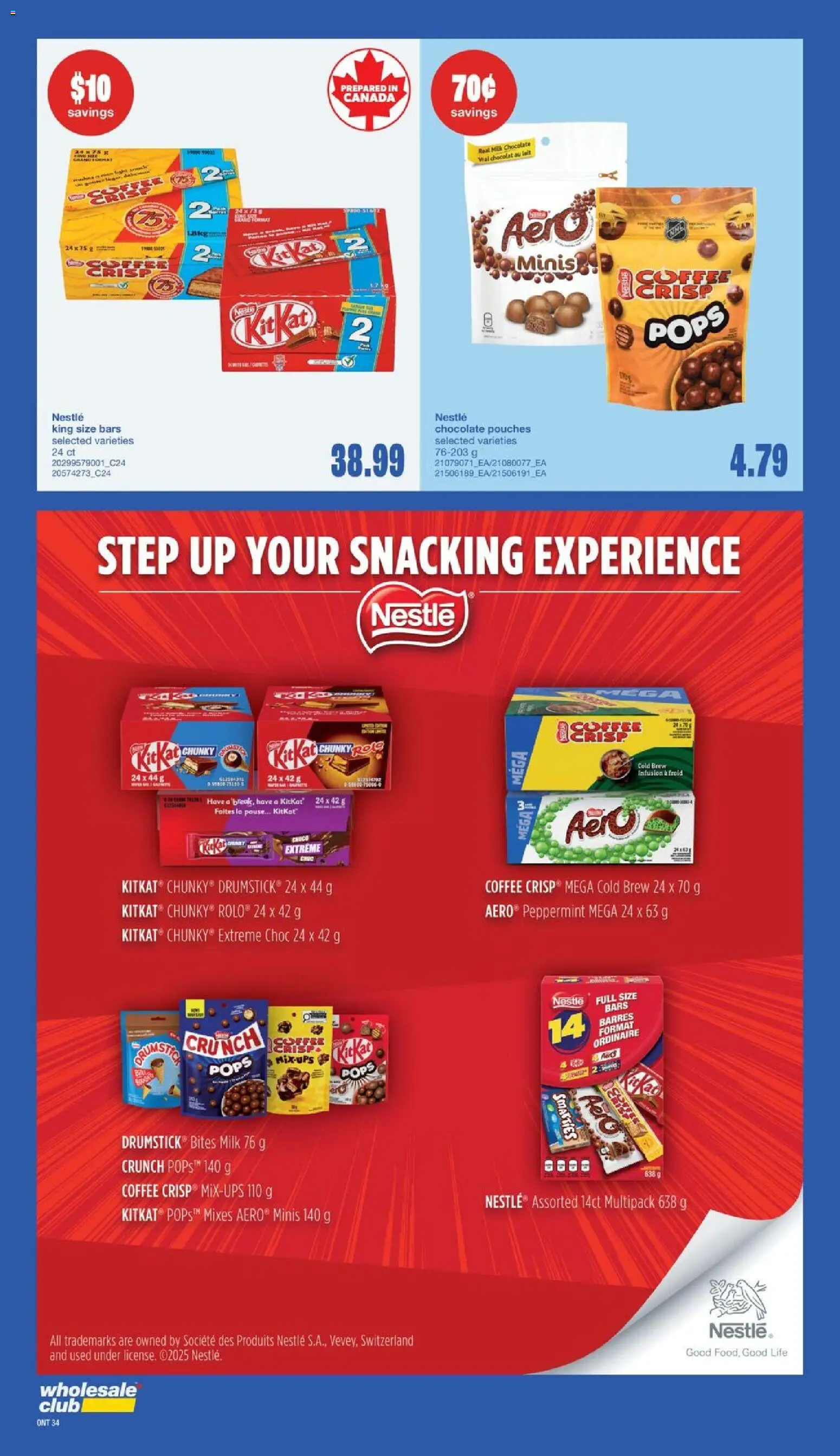 Wholesale Club flyer valid from 23.10.2025 | Page: 38 | Products: Milk, Coffee, Chocolate