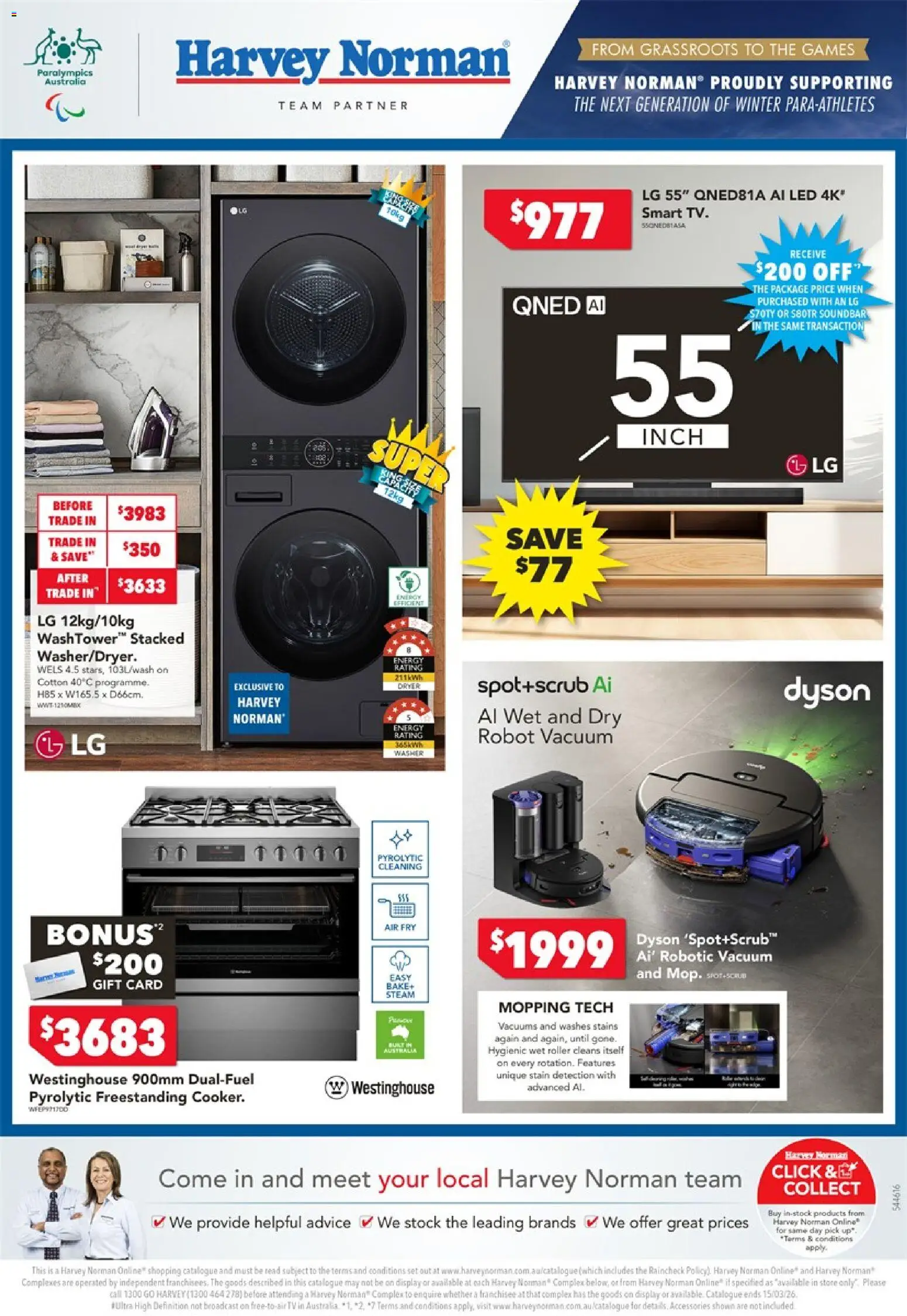Harvey Norman catalogue - valid from 04.03.2026 | Page: 12 | Products: Tv, Dryer, Washer, Robot