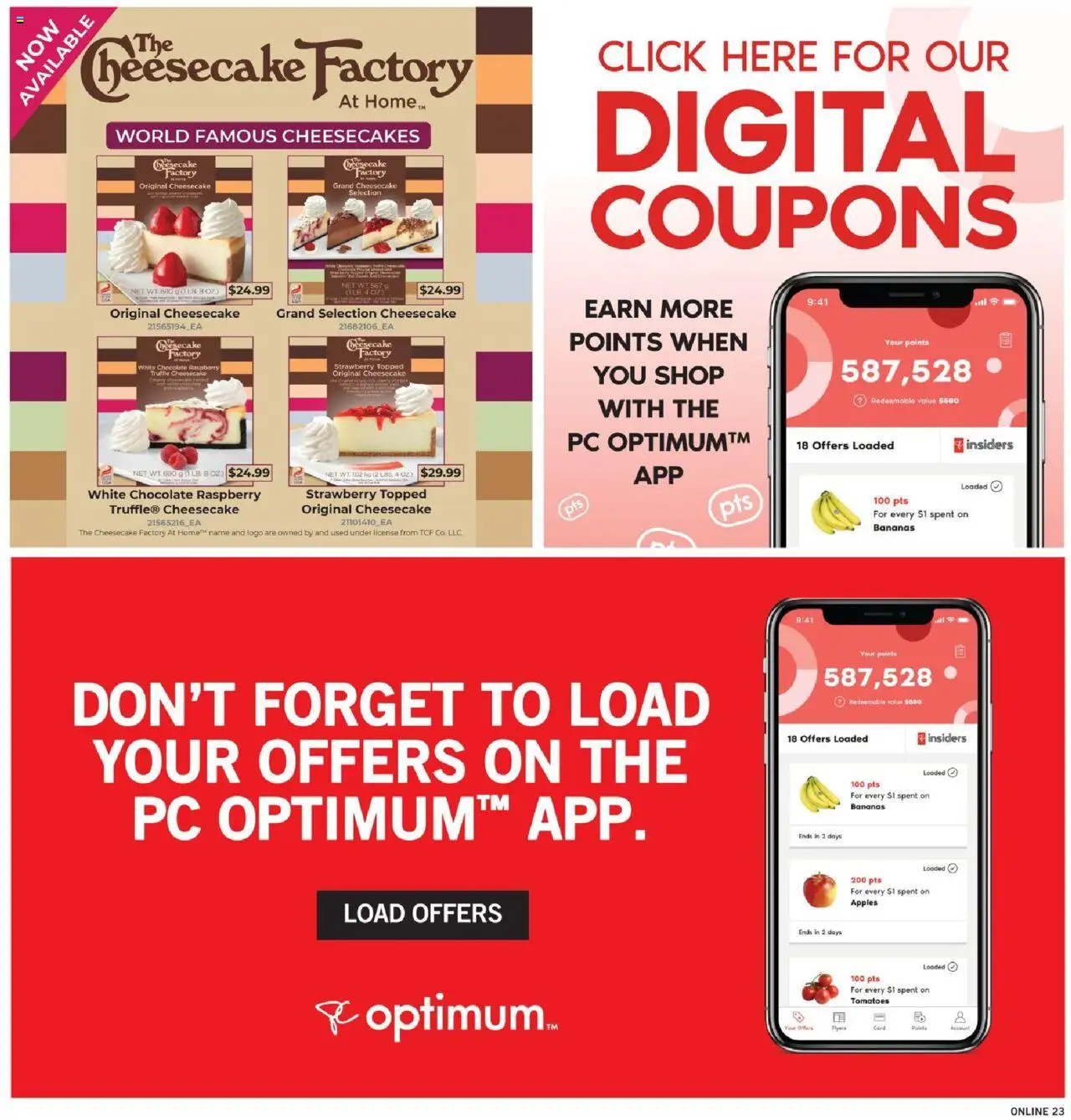 Fortinos flyer valid from 25.09.2025 | Page: 22 | Products: PC, Apples, Tomatoes, Bananas