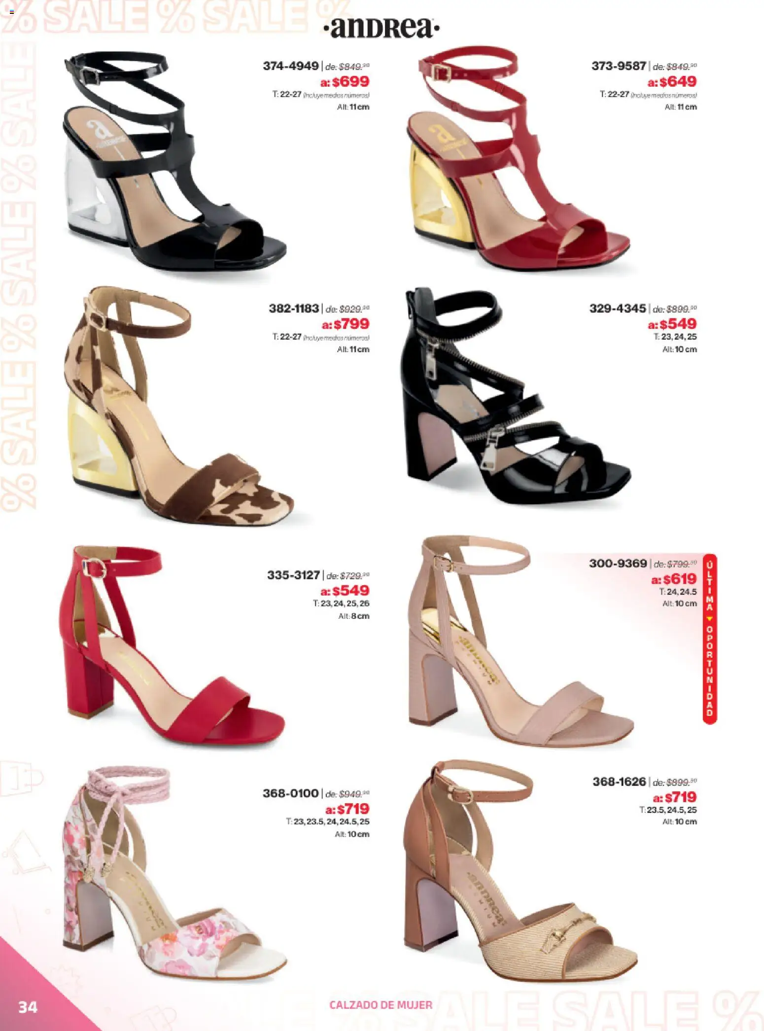 Nuevas ofertas de Andrea válidas en toda la República Mexicana desde el 21.12.2025. ¡Encuentra las mejores ofertas en Andrea catálogo Outlet! | Página: 34