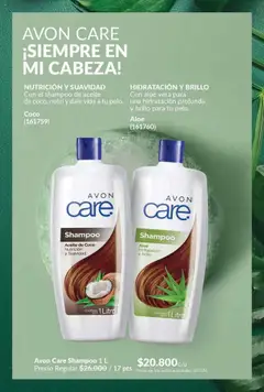 Vista previa Catálogo AVON Campaña 11/2025 válido desde el 23.09.2025 | Página: 134 | Productos: Aceite, Shampoo, Brillo