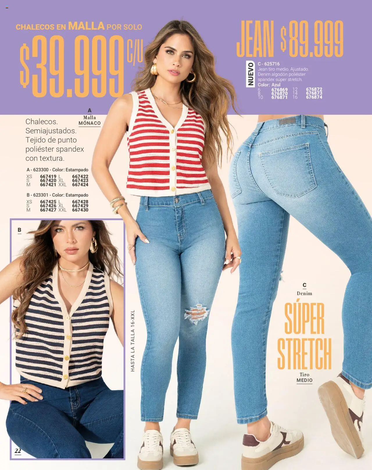 Carmel revista - valida desde el 28.07.2025 | Página: 22 | Productos: Algodón, Jean