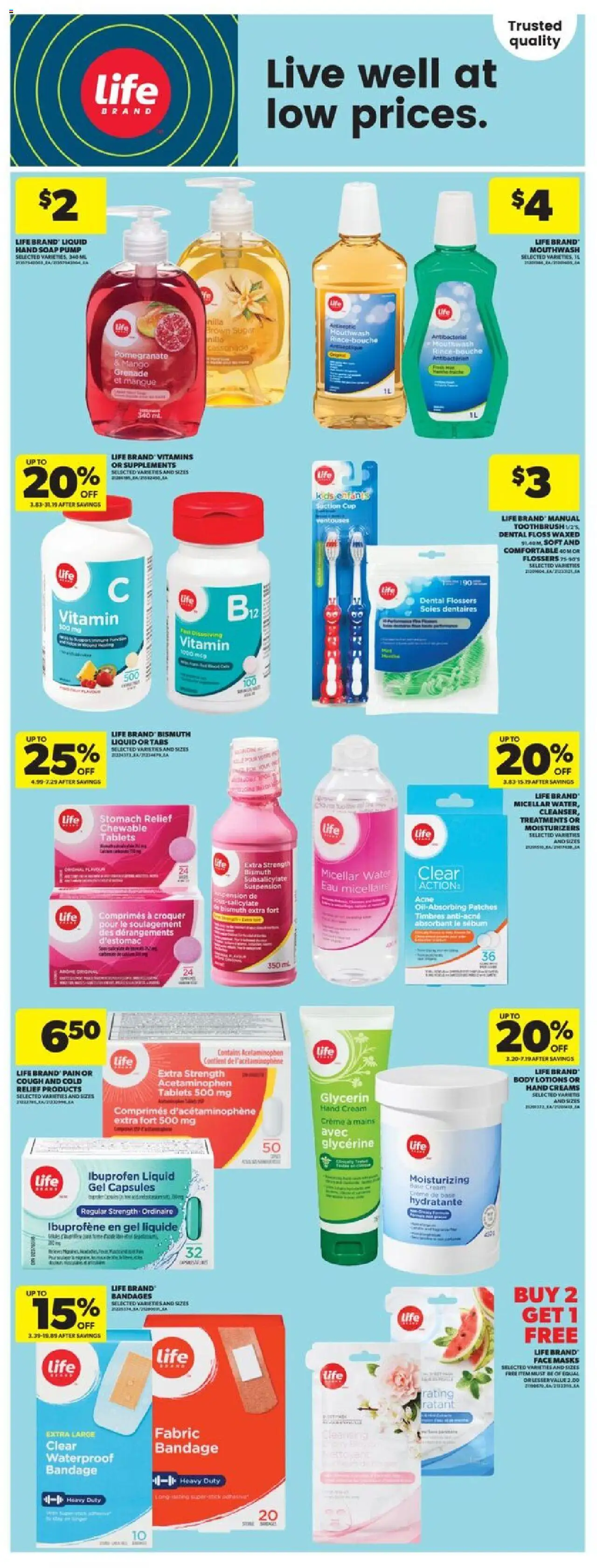 Real Canadian Superstore flyer valid from 11.09.2025 | Page: 19 | Products: Cream, Hand cream, Soap, Mouthwash