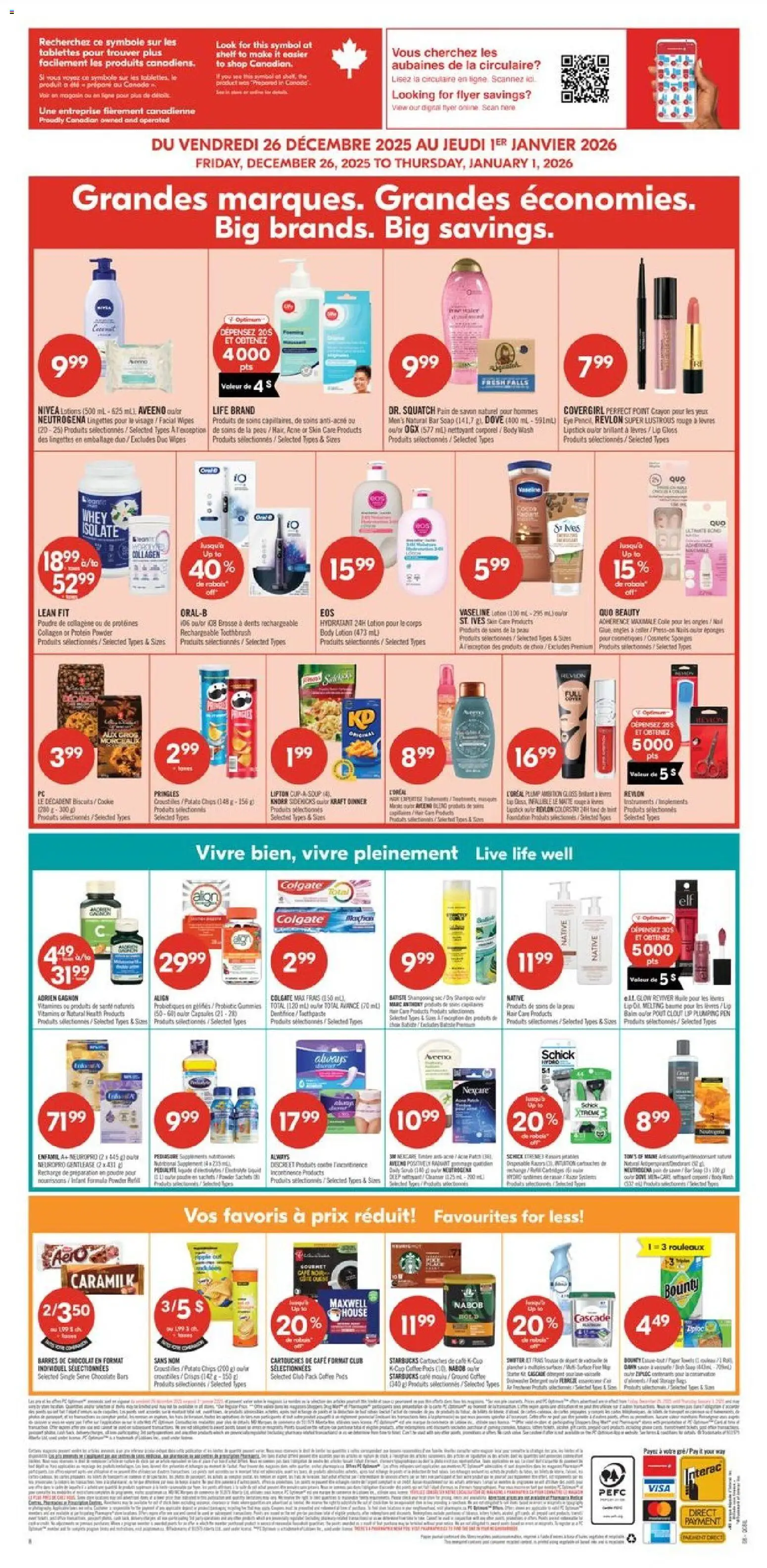 Pharmaprix flyer valid from 26.12.2025 | Page: 16 | Products: Chips, PC, Powder, Chocolate