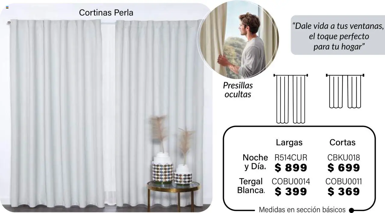 Nuevas ofertas de Colchas Concord válidas en toda la República Mexicana desde el 01.08.2025. ¡Encuentra las mejores ofertas en Colchas Concord - Catálogo! | Página: 768 | Productos: Cortinas