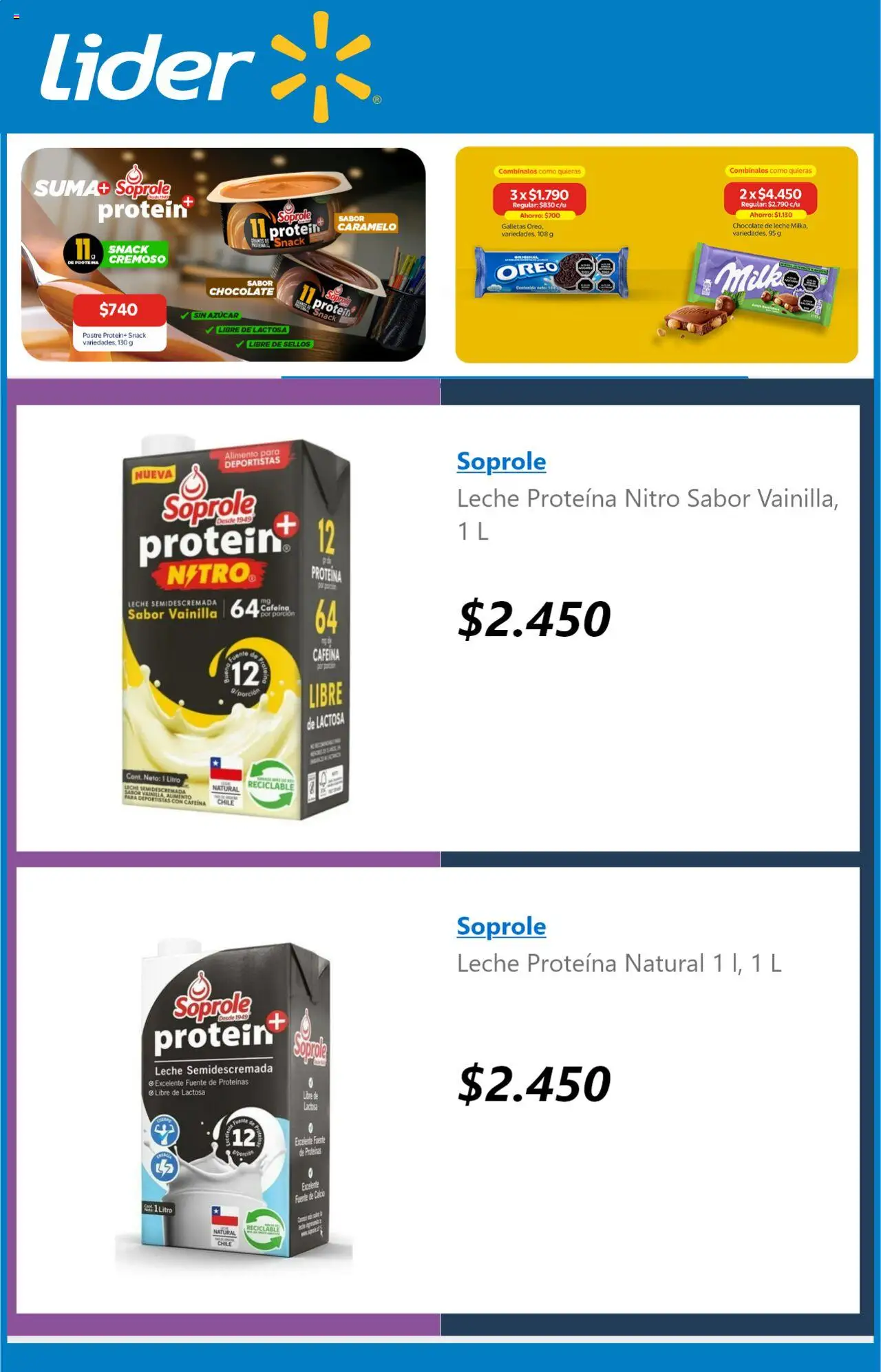 Lider ofertas  │ válido desde el 30.09.2025 | Página: 5 | Productos: Leche, Azucar, Fuente, Galletas