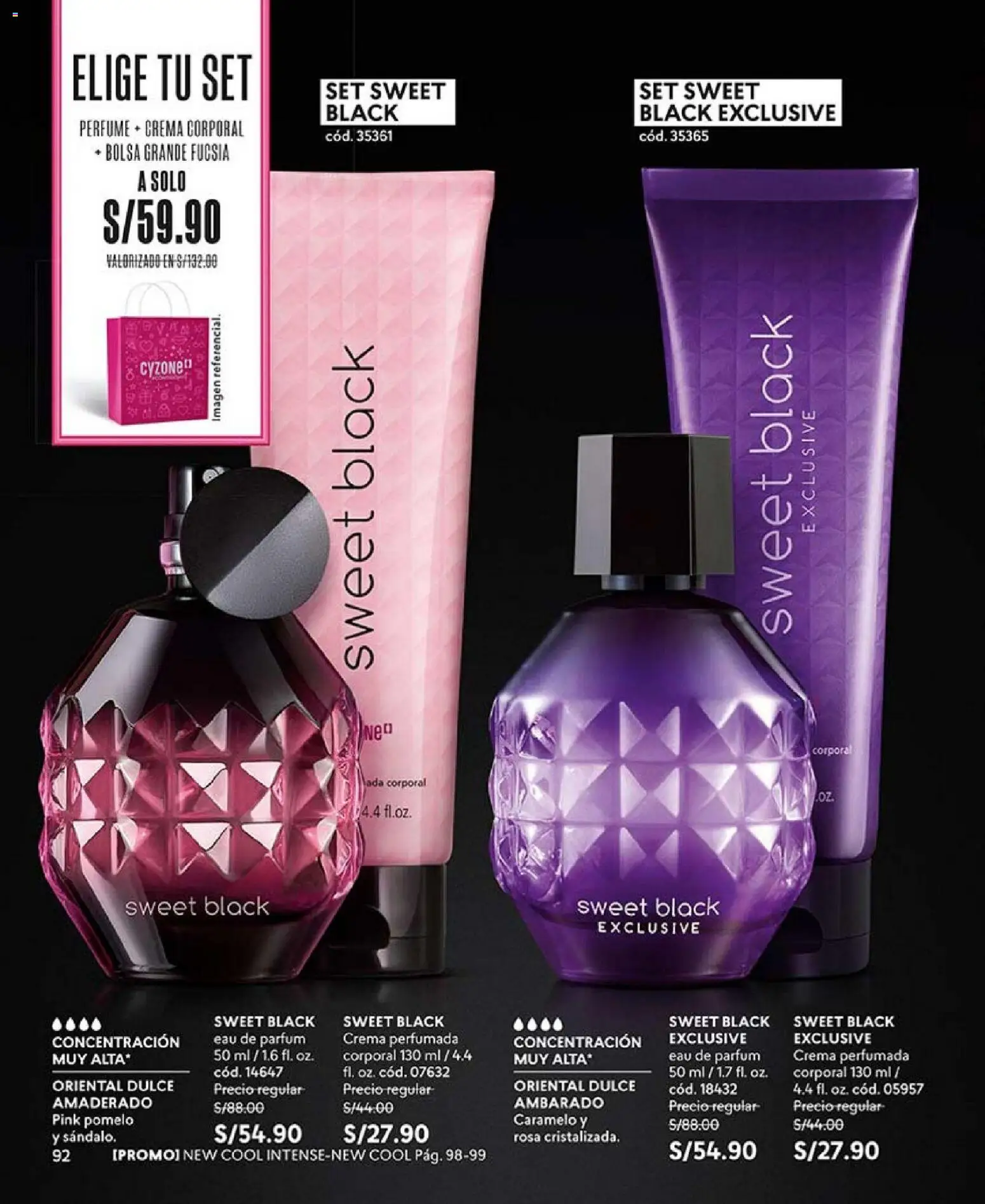Catálogo CyZone válido desde 18.12.2025 | Página: 92 | Productos: Crema, Bolsa, Perfume