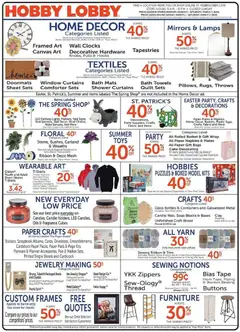 Preview of Hobby Lobby weekly ads valid from 01.03.2026