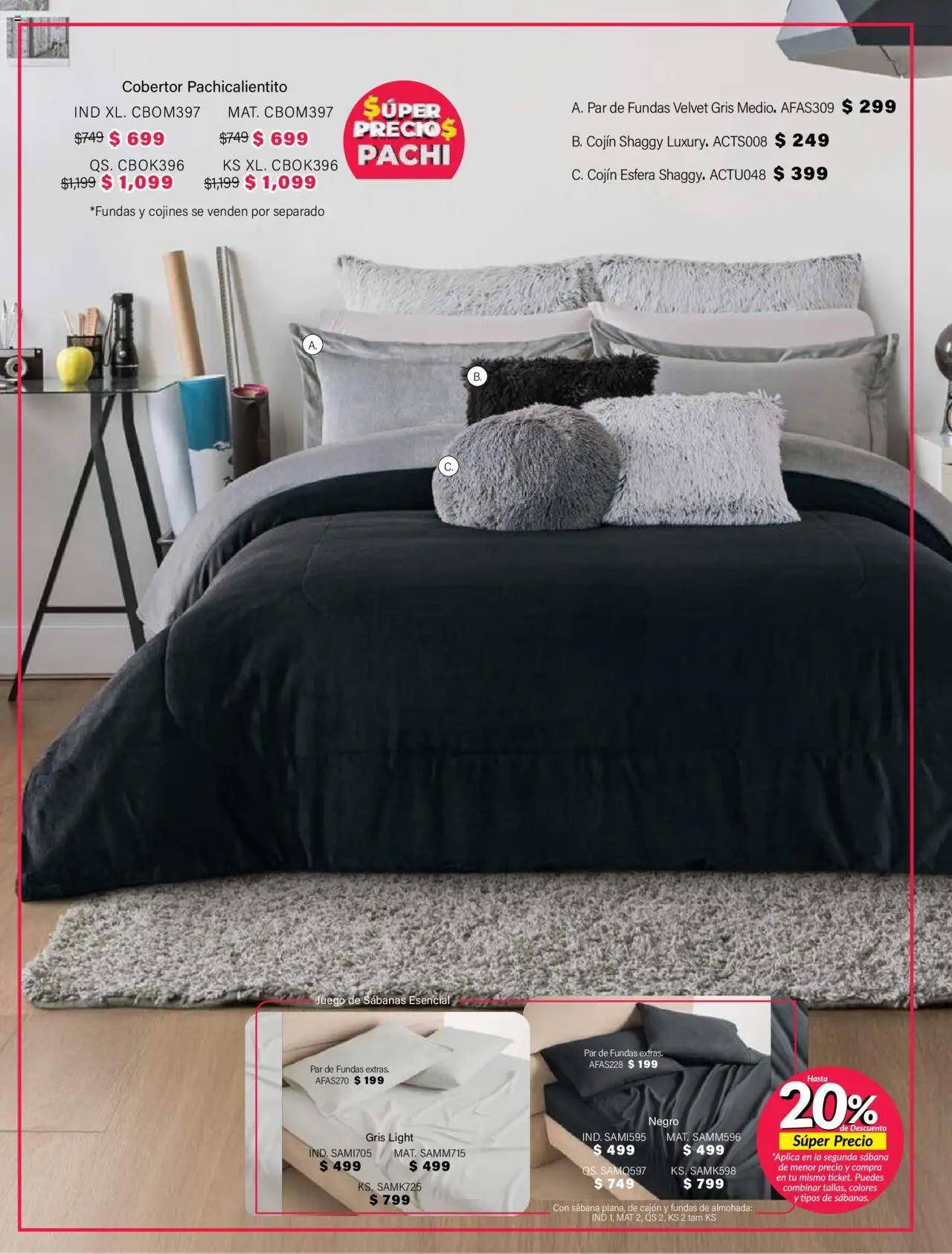 Nuevas ofertas de Colchas Concord válidas en toda la República Mexicana desde el 01.08.2025. ¡Encuentra las mejores ofertas en Colchas Concord - Catálogo! | Página: 593 | Productos: Cobertor, Juego, Almohada, Sabanas