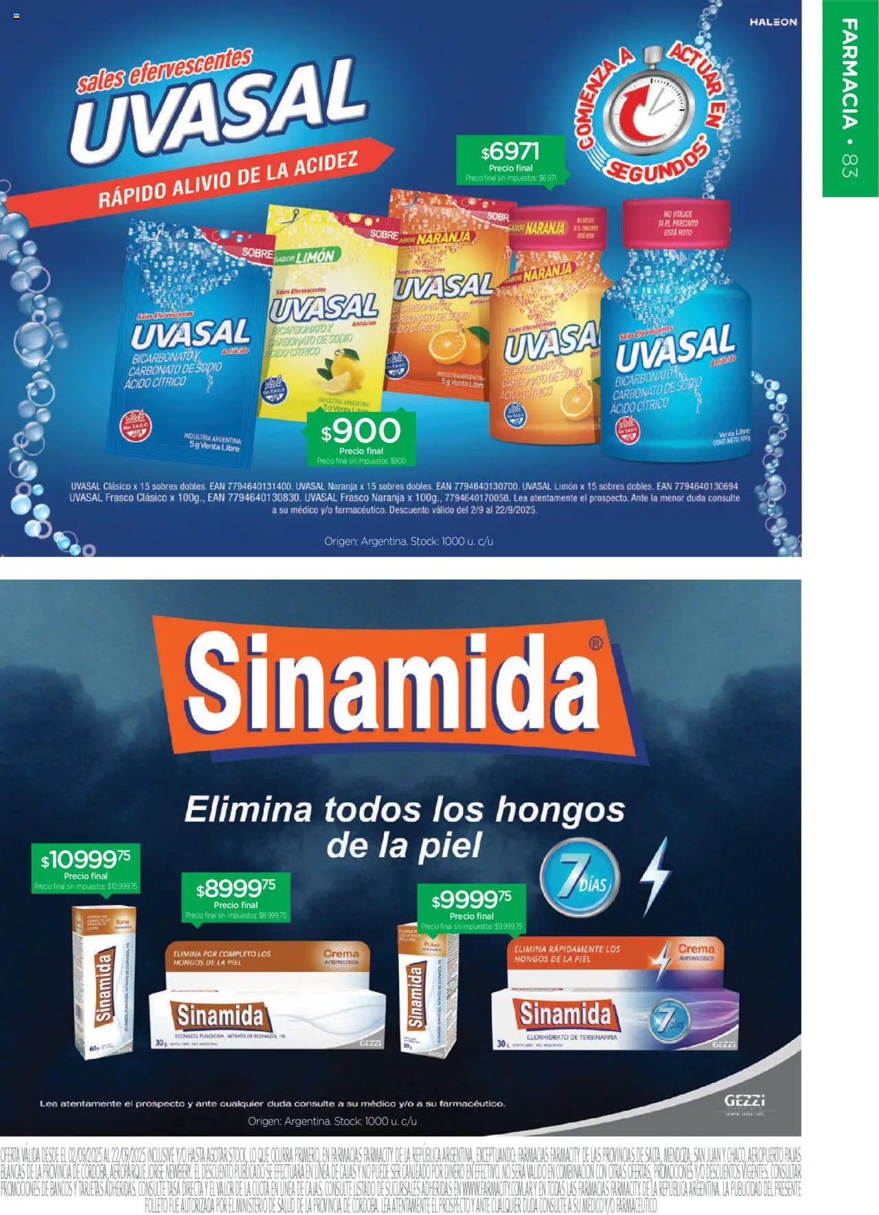 Farmacity catálogo │ válido desde el 02.09.2025 | Página: 83