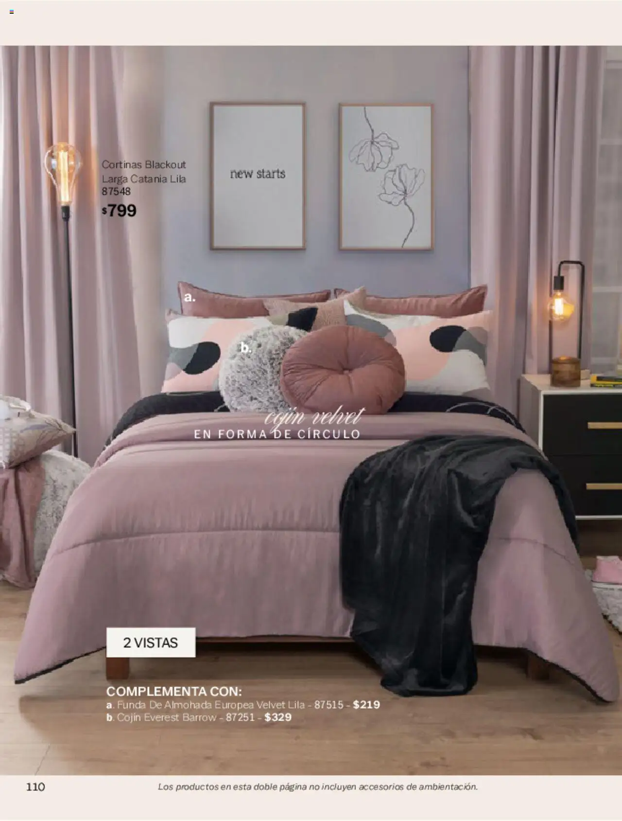 Nuevas ofertas de Vianney válidas en toda la República Mexicana desde el 07.03.2025. ¡Encuentra las mejores ofertas en Vianney catálogo Primavera! | Página: 112 | Productos: Funda, Funda de almohada, Almohada, Cortinas