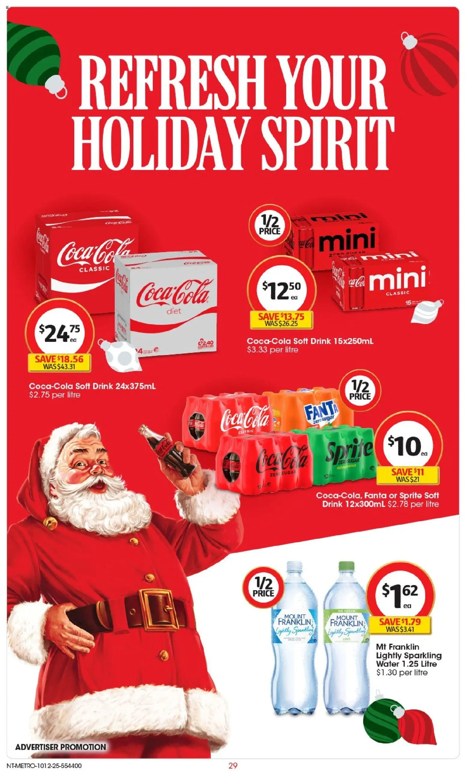 Coles catalogue - valid from 10.12.2025 | Page: 30 | Products: Coca Cola, Water