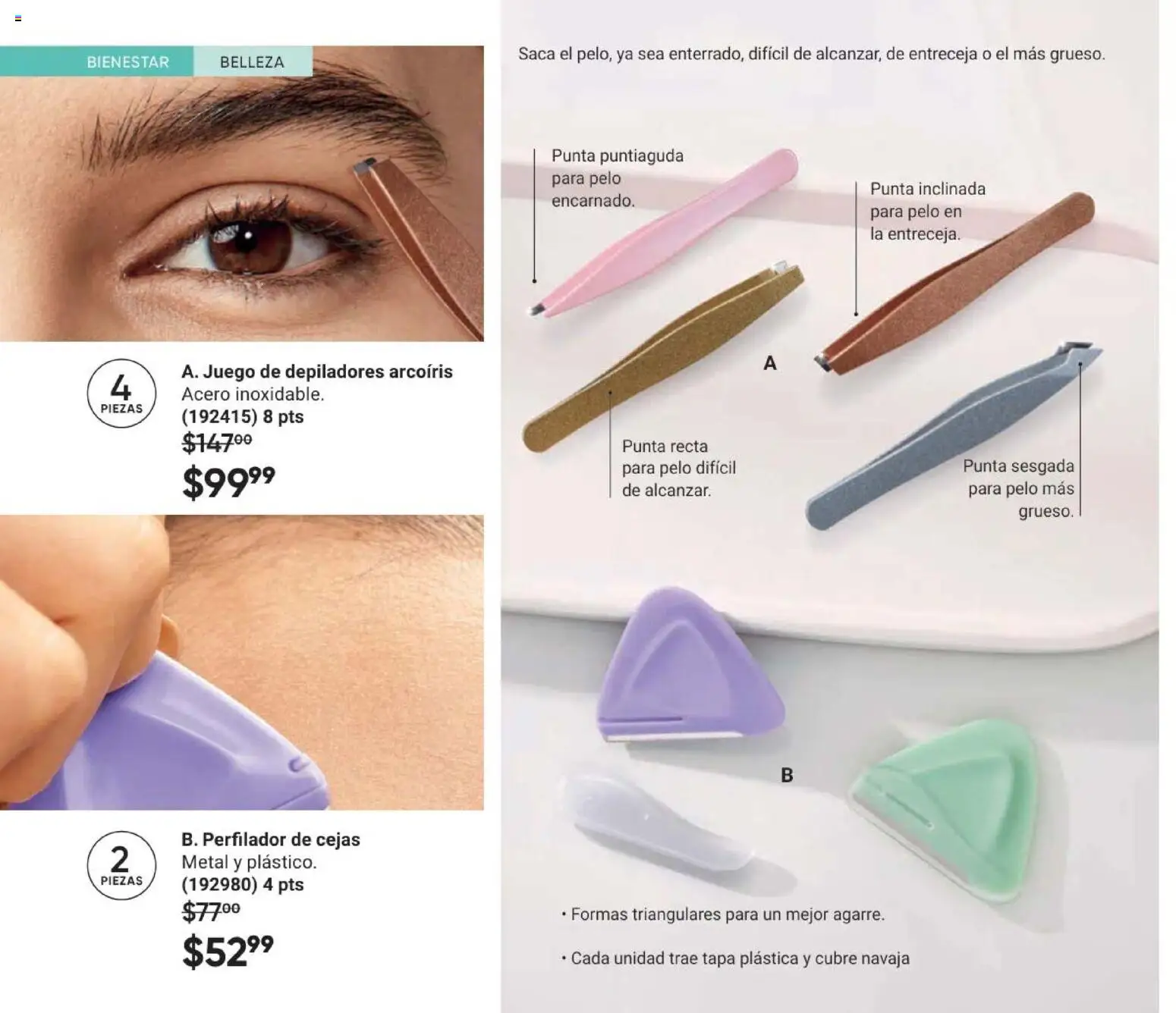 Nuevas ofertas de AVON válidas en toda la República Mexicana desde el 08.05.2026. ¡Encuentra las mejores ofertas en AVON Casa & Estilo 8 2026! | Página: 138 | Productos: Perfilador, Juego