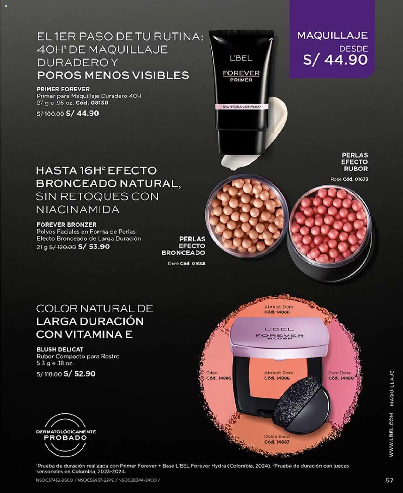 Catálogo L'Bel válido desde 21.02.2026 | Página: 57 | Productos: Maquillaje, Rubor