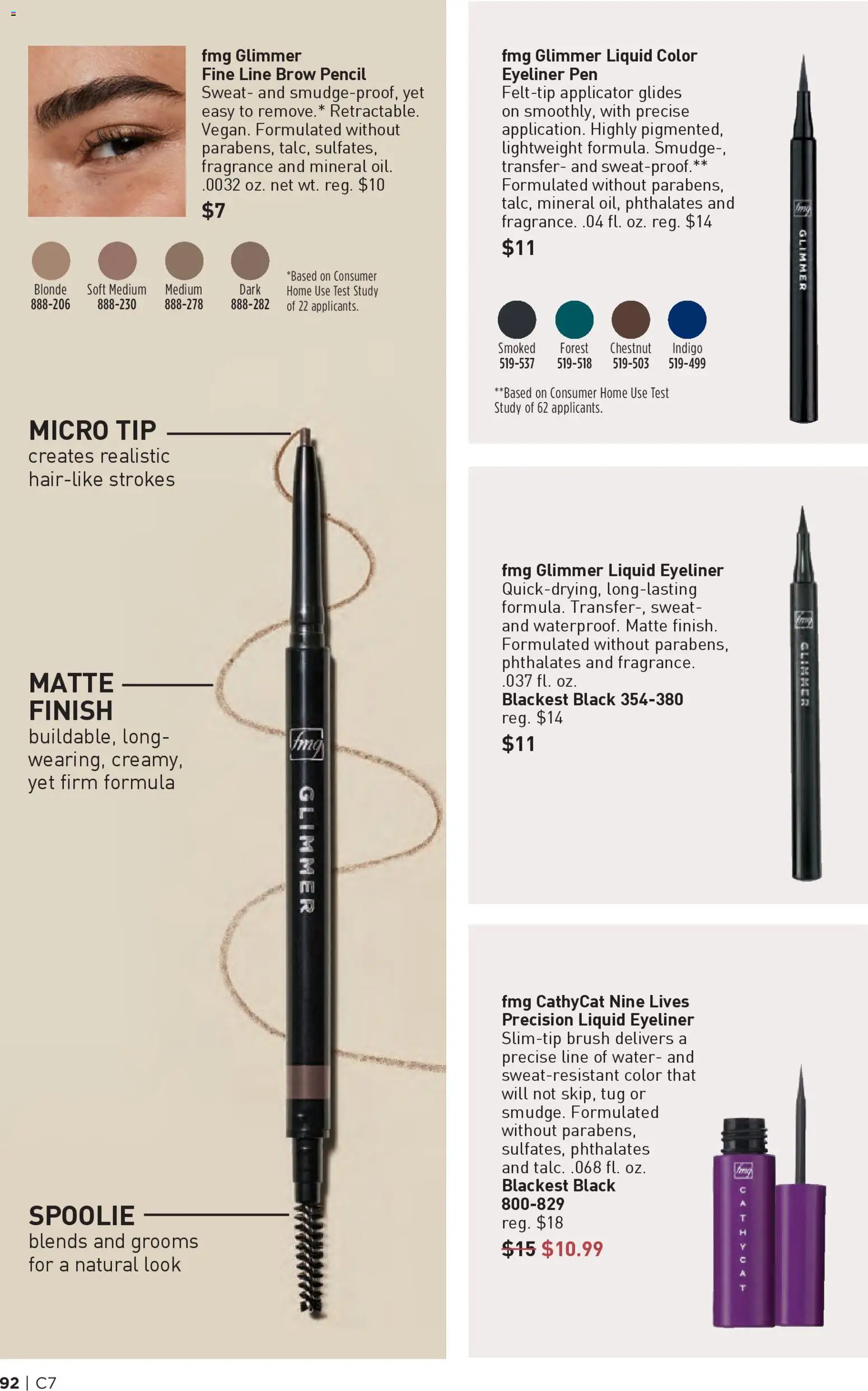Avon Brochure - valid from 25.03.2026 | Page: 92 | Products: Pencil, Pen, Brush, Water