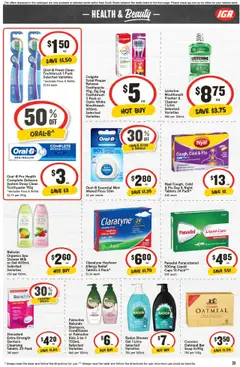 Preview of IGA Catalogue NSW - valid from 22.10.2025 | Page: 32 | Products: Conditioner, Soap, Mouthwash, Toothbrush