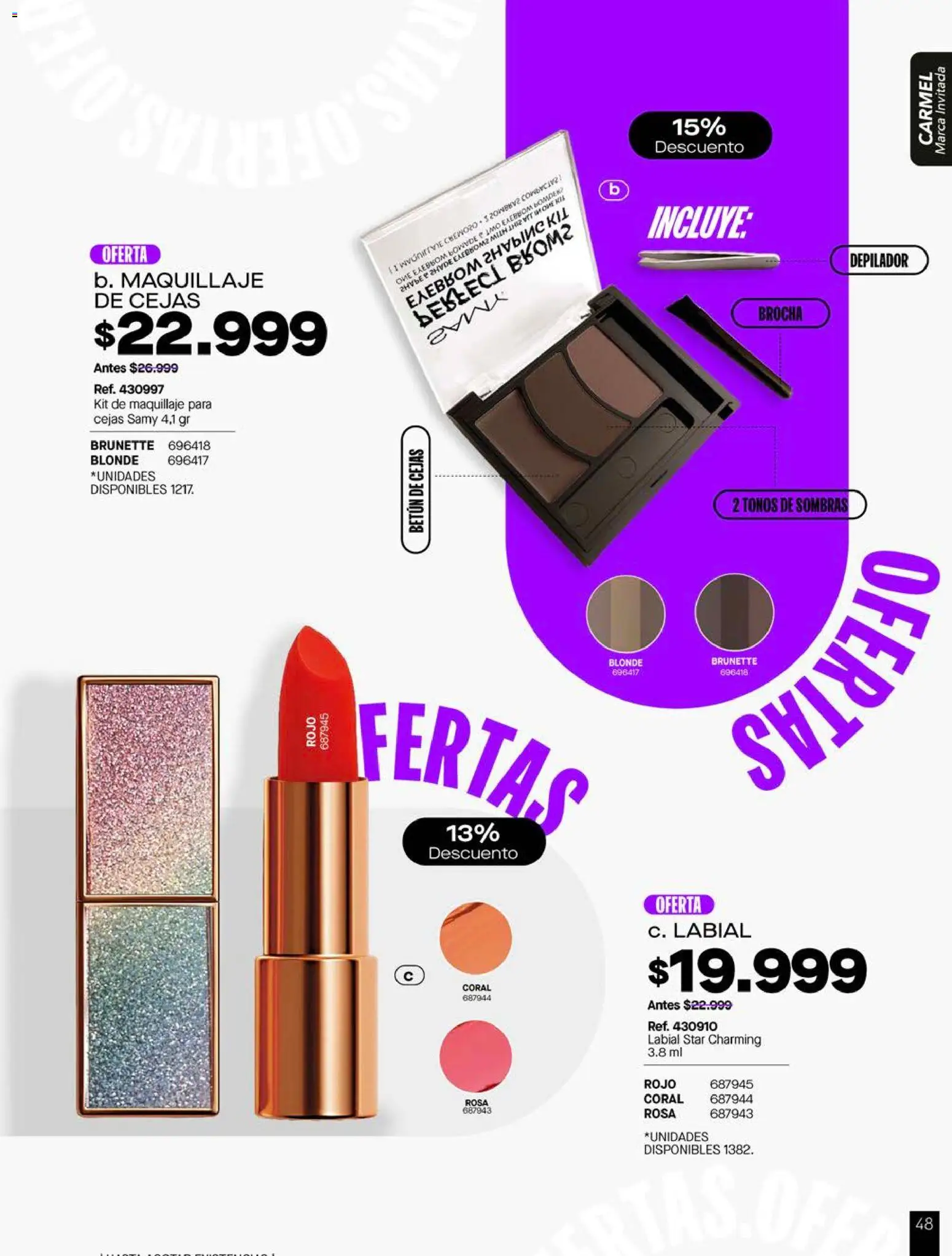 Pacifika revista - valida desde el 01.08.2026 | Página: 245 | Productos: Betún, Depilador, Brocha, Maquillaje