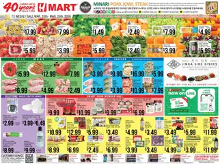 Preview of Hmart weekly ads valid from 20.03.2026