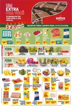 Extra ofertas de Mercado Terça e Quinta - Pré-Visualização do folheto da loja Extra, válido de 31.03.2026