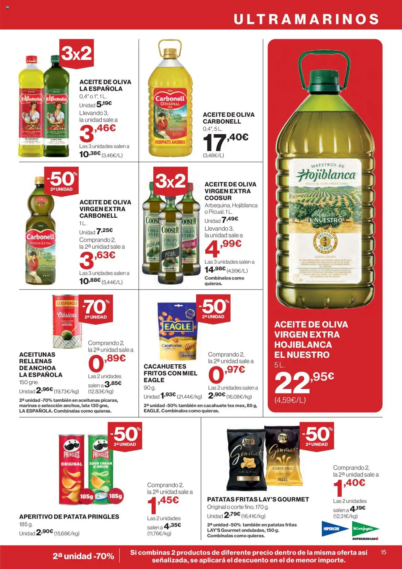 Nuevas ofertas de El Corte Inglés válidas en toda la República Mexicana desde el 11.09.2025. ¡Encuentra las mejores ofertas en El Corte Inglés - Catálogo Nuestros Mejores Precios! | Página: 17 | Productos: Aceitunas, Aceite de oliva, Aceite, Vela