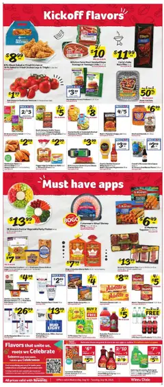 Winn Dixie Weekly Circular - LA - valid from 10.09.2025 | Page: 3 | Products: Cheese, Pizza, Garlic, Greens