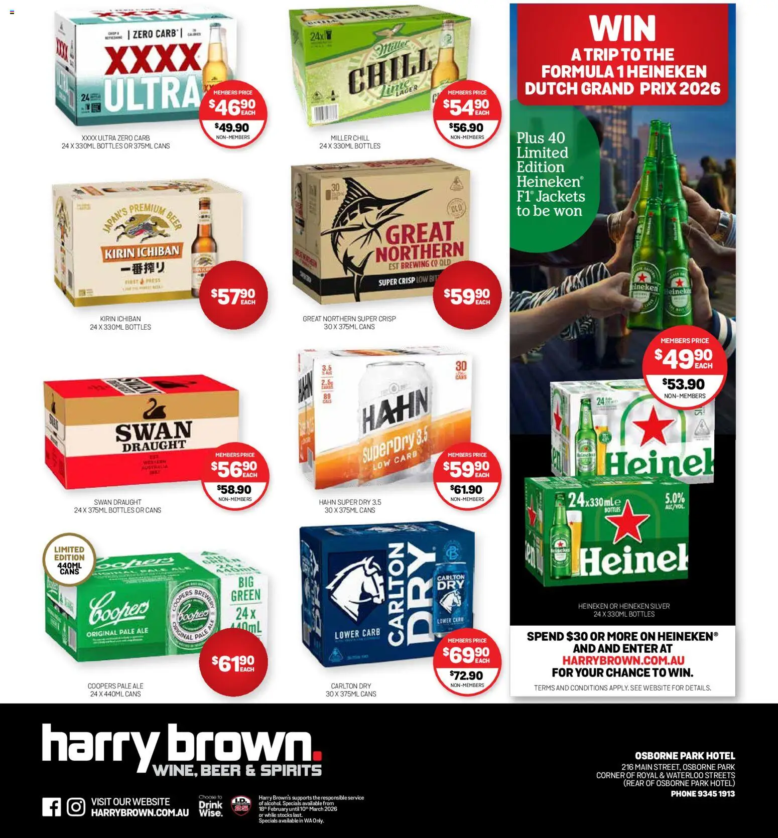 Harry Brown catalogue - valid from 18.02.2026 | Page: 12 | Products: Beer, Phone, Press