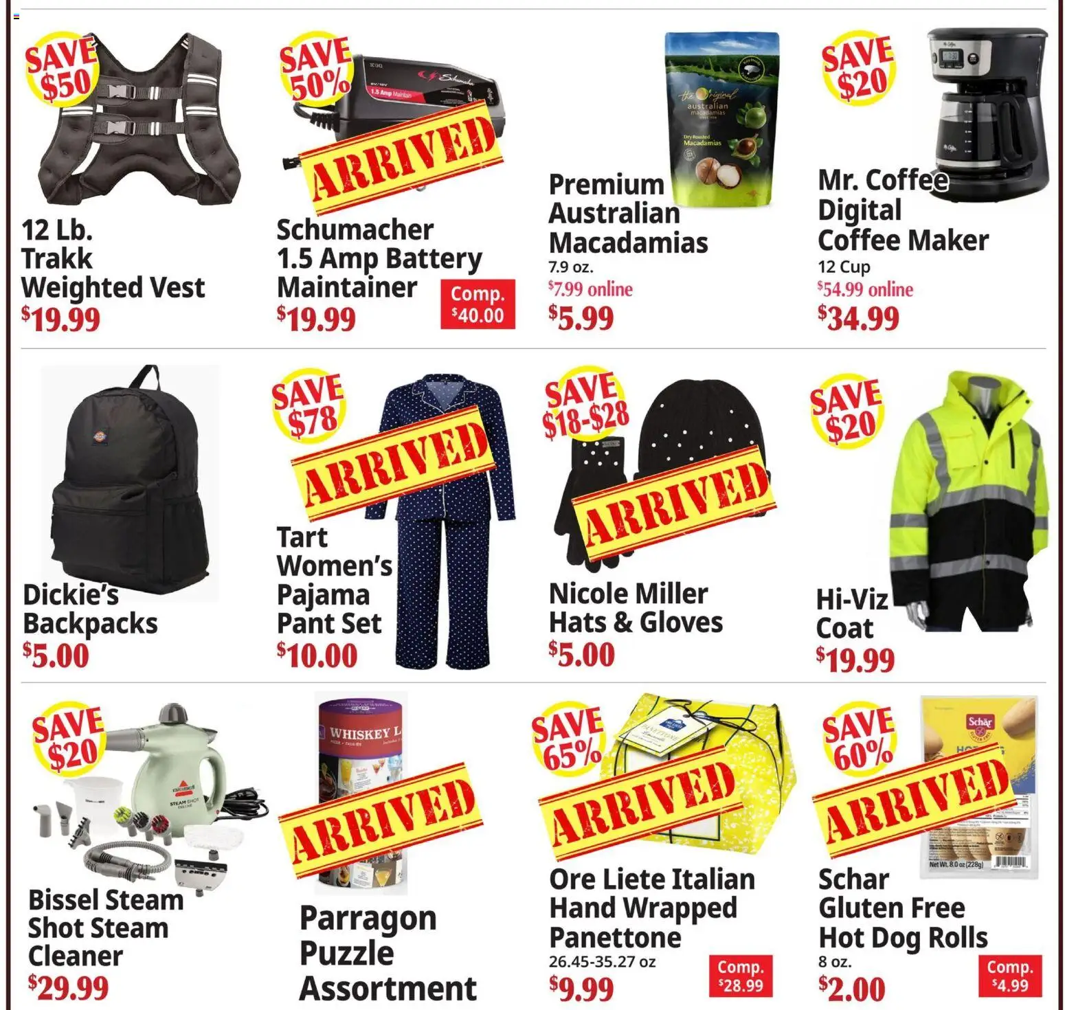 Ocean State Job Lot Weekly Ad - CT - valid from 18.12.2025 | Page: 14 | Products: Battery, Vest, Gloves, Coffee maker