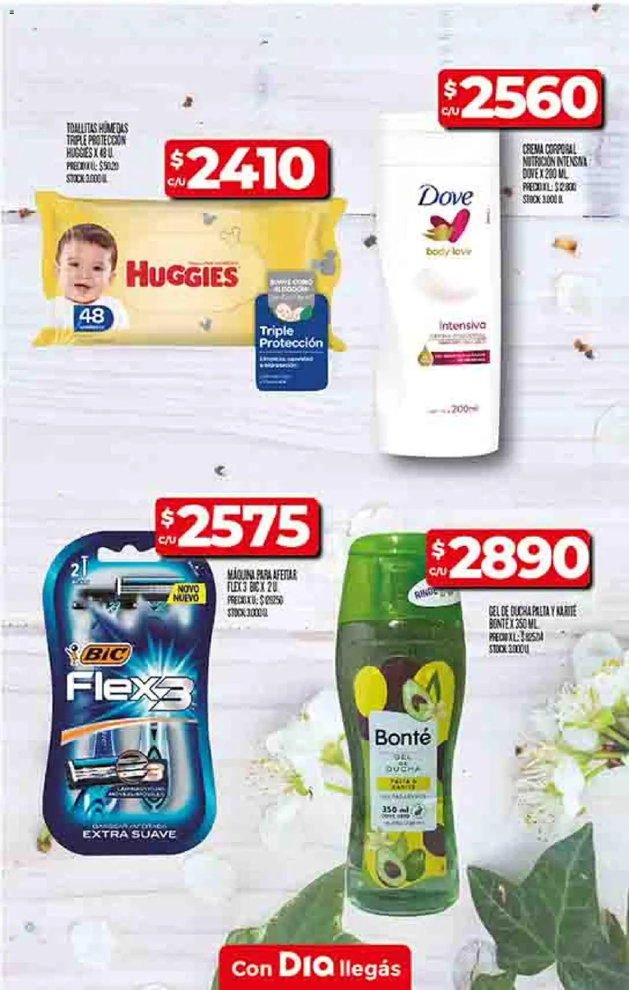 Supermercado DIA Ofertas │ válido desde el 25.06.2025 | Página: 55 | Productos: Body, Ducha, Toallitas húmedas, Palta