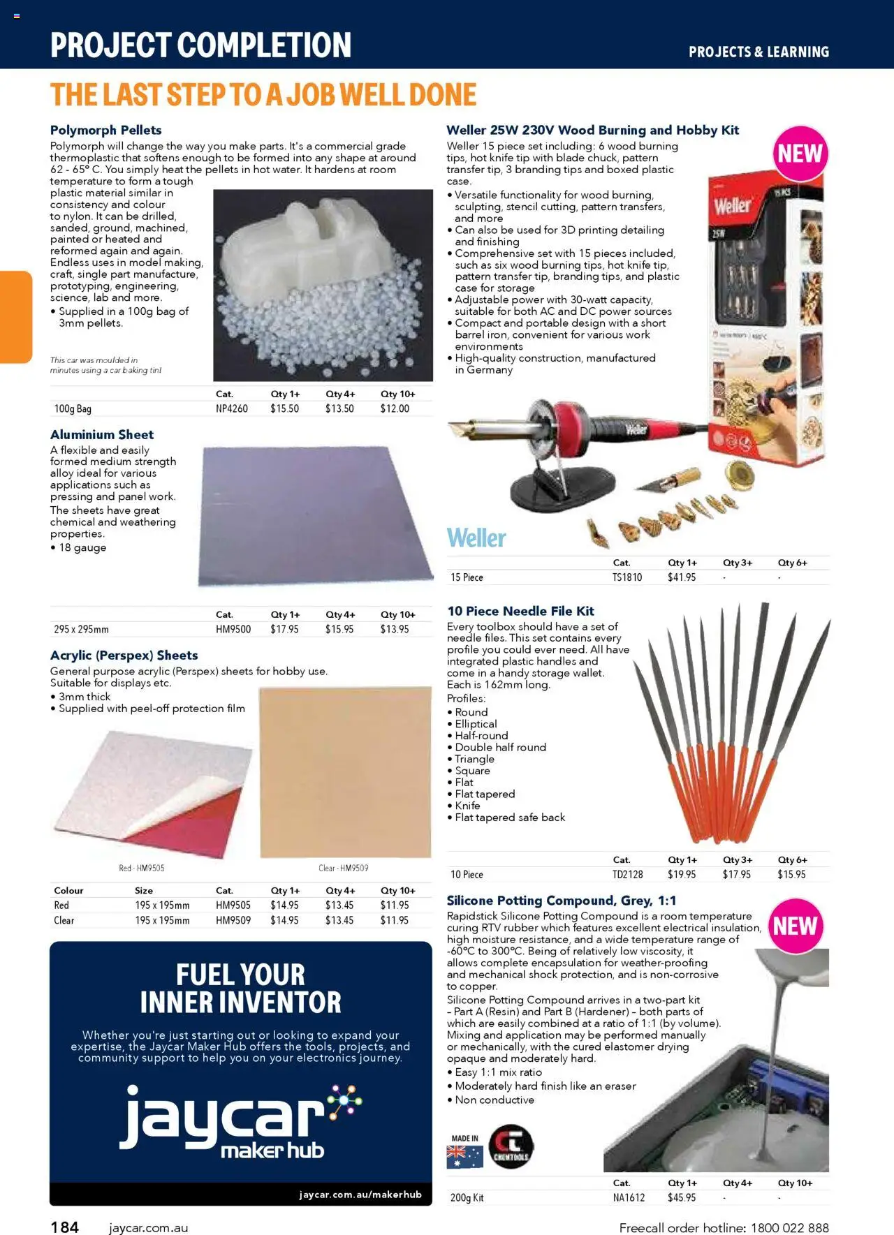 Jaycar catalogue - valid from 09.07.2025 | Page: 184 | Products: Wood, Case, Bag, Safe