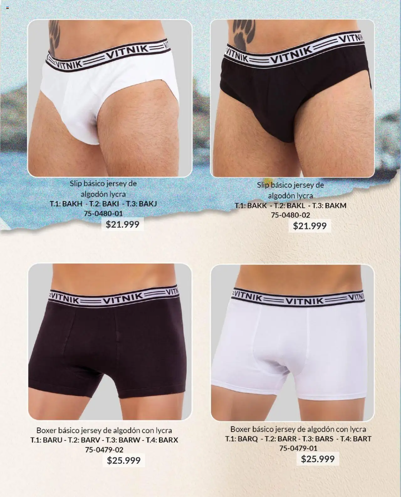 Vitnik - Catálogo Underwear & Complements │ válido desde el 07.10.2025 | Página: 56 | Productos: Algodón