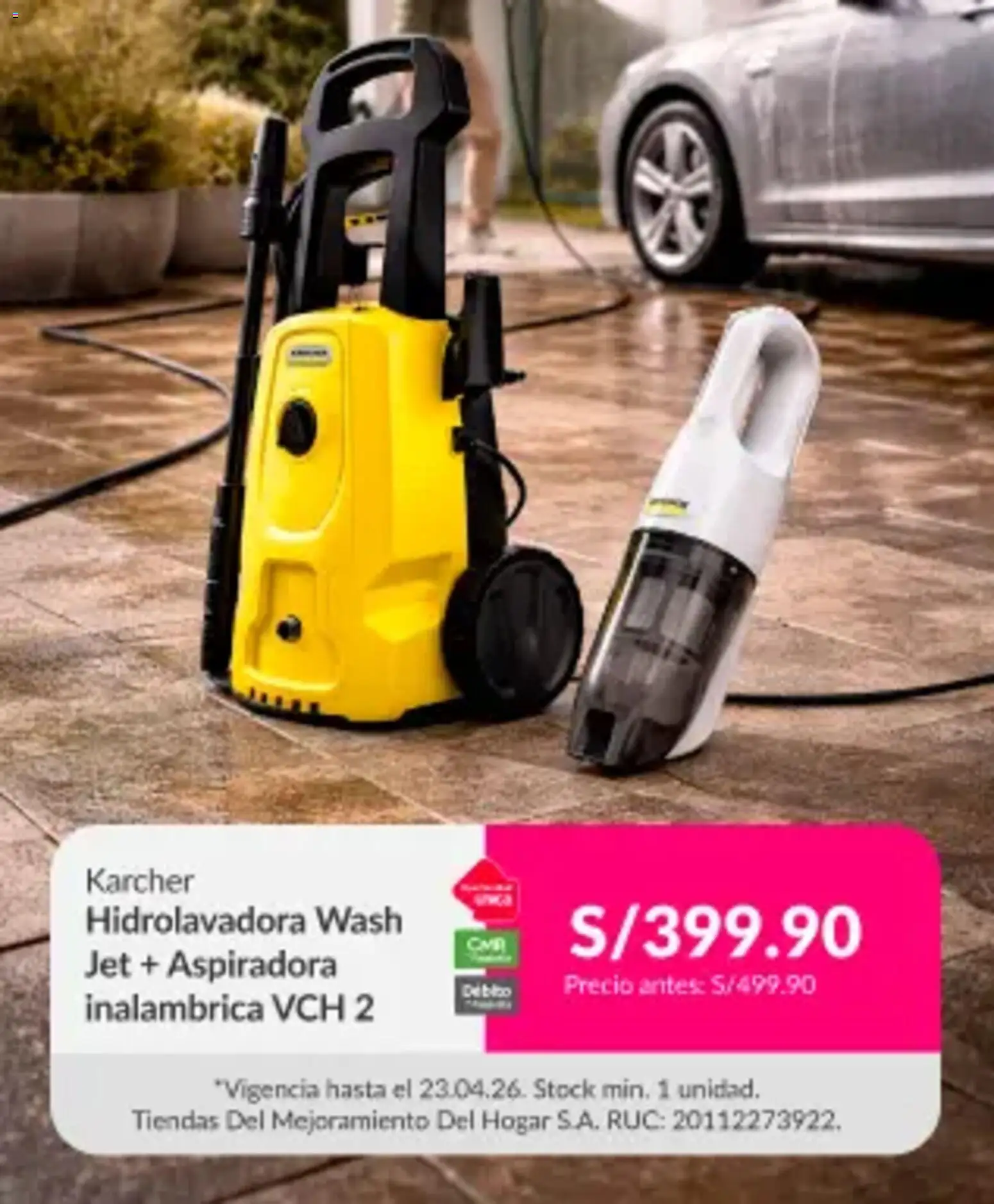 Catálogo Sodimac válido desde 20.04.2026 | Página: 4 | Productos: Aspiradora