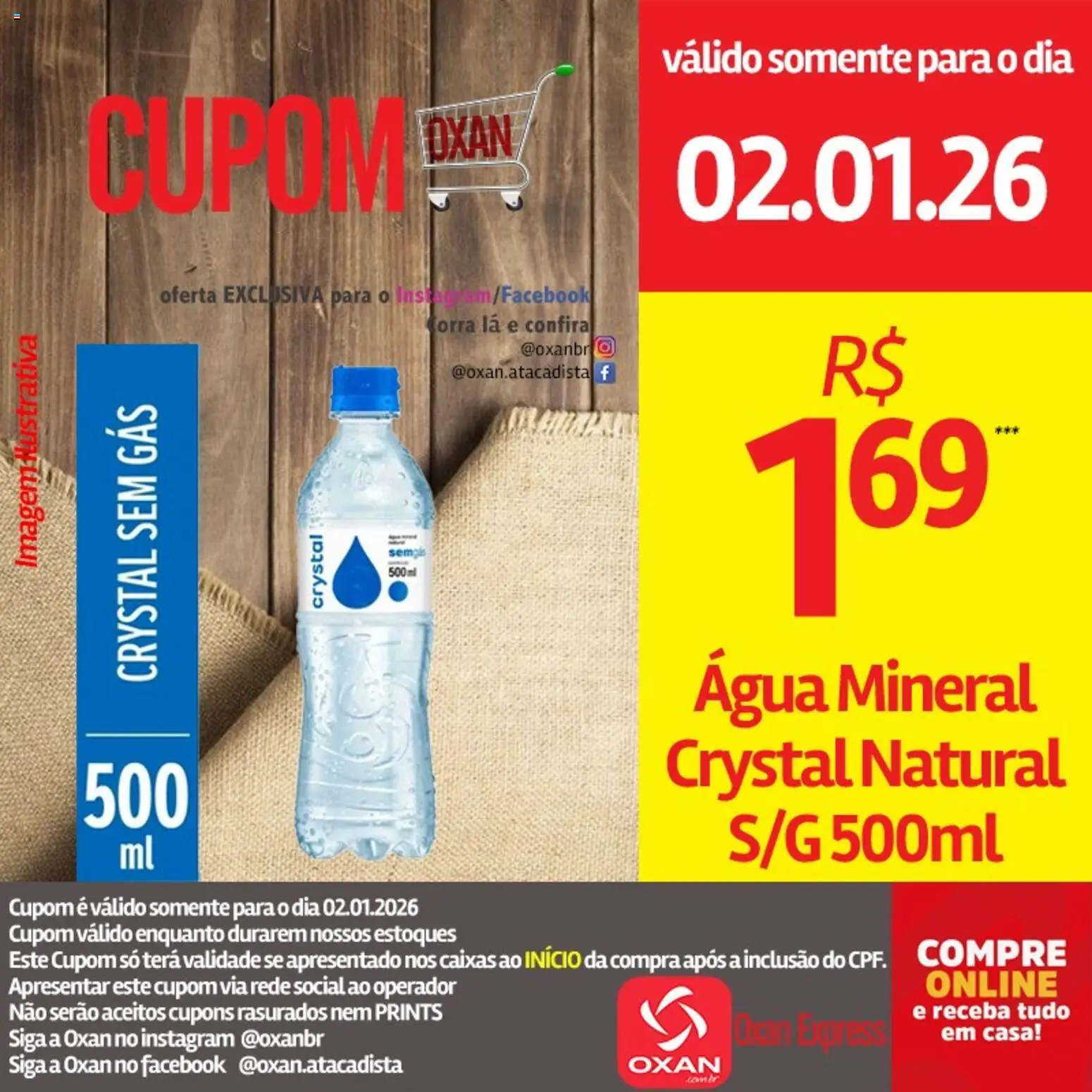Oxan Atacadista Folheto - válido de 02.01.2026 | Página: 18 | Produtos: Água mineral