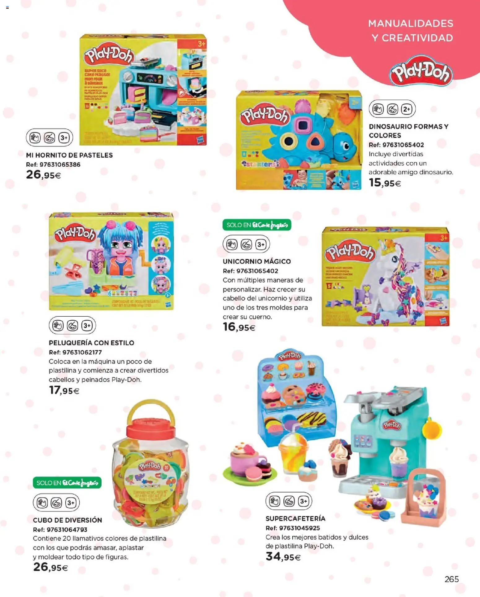 Nuevas ofertas de El Corte Inglés válidas en toda la República Mexicana desde el 27.10.2025. ¡Encuentra las mejores ofertas en El Corte Inglés catálogo Juguetes! | Página: 265 | Productos: Dulces