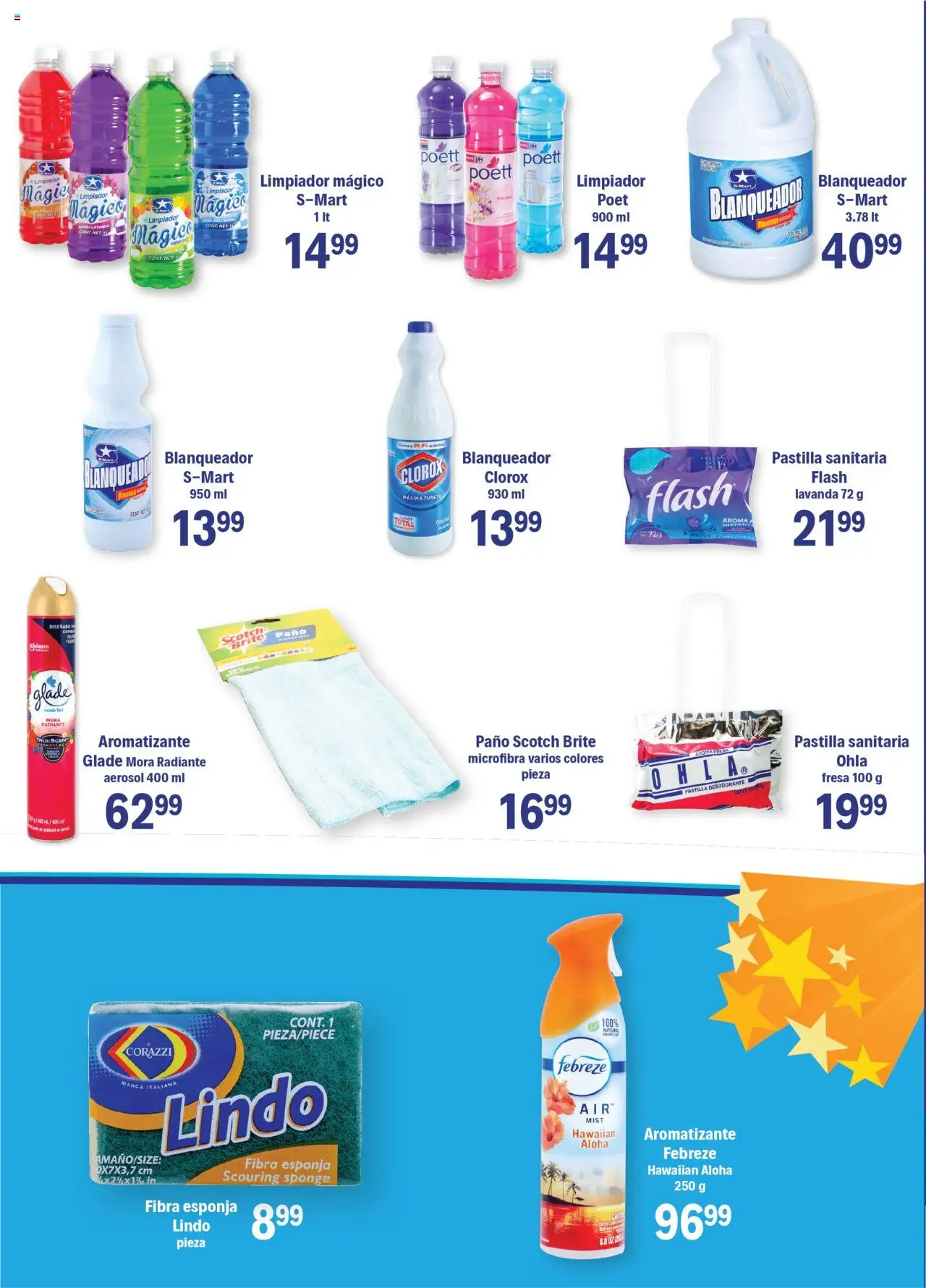 Nuevas ofertas de S-Mart válidas en toda la República Mexicana desde el 30.09.2025. ¡Encuentra las mejores ofertas en S-Mart - Folleto de Feria - Chihuahua! | Página: 5 | Productos: Desodorante, Fresa, Limpiador, Radiante