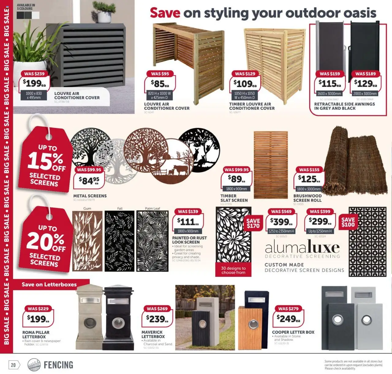 Stratco catalogue - valid from 19.09.2025 | Page: 20 | Products: Box, Conditioner, Screen