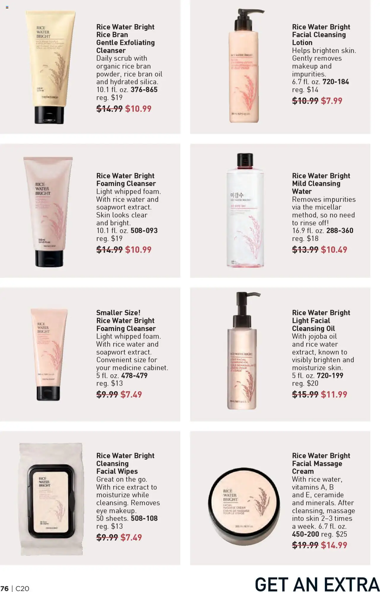 Avon Brochure - valid from 24.09.2025 | Page: 76 | Products: Oil, Cleansing Oil, Rice, Water