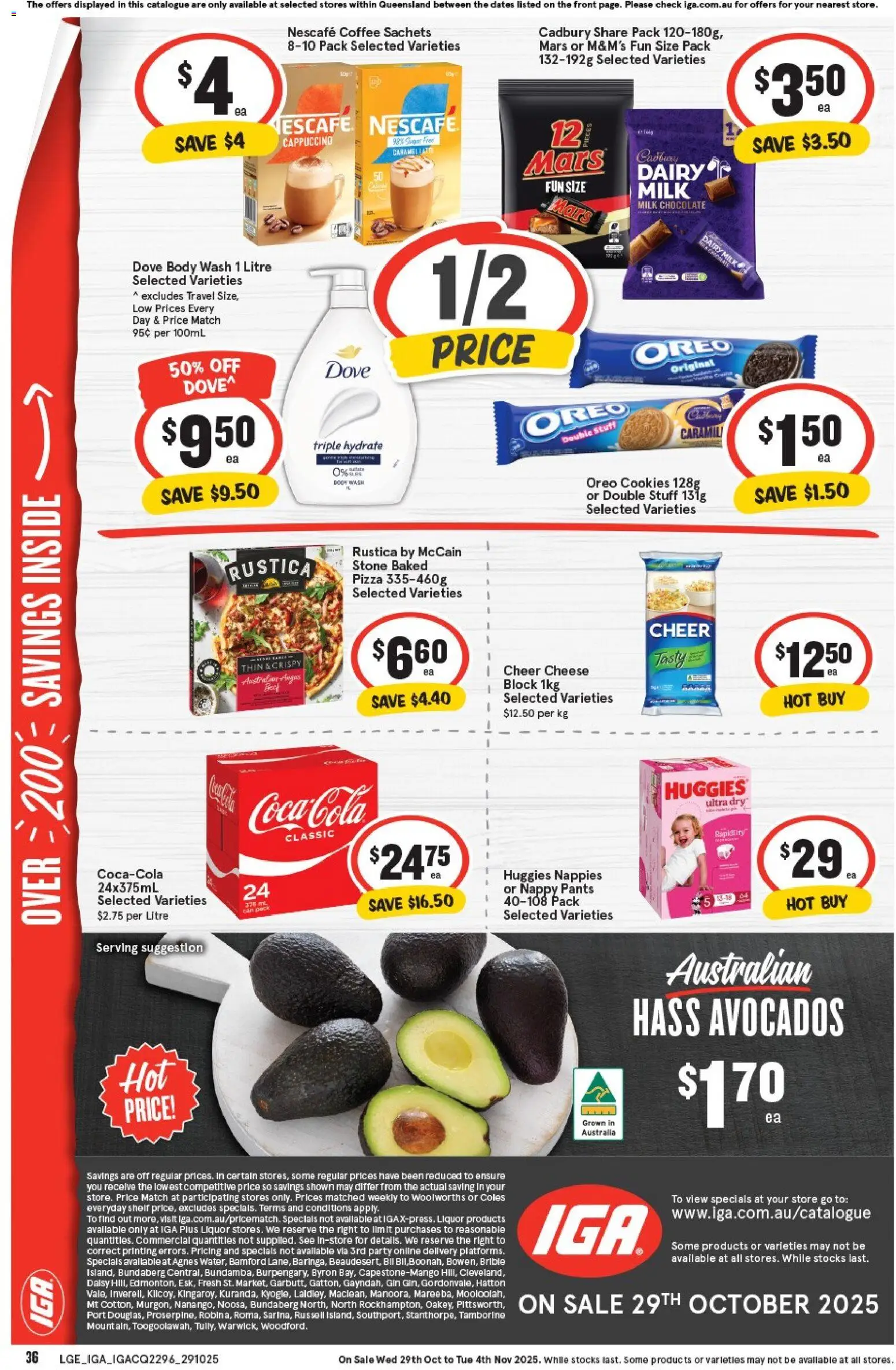 IGA catalogue - valid from 29.10.2025 | Page: 35 | Products: Dairy, Coffee, Pizza, Pants