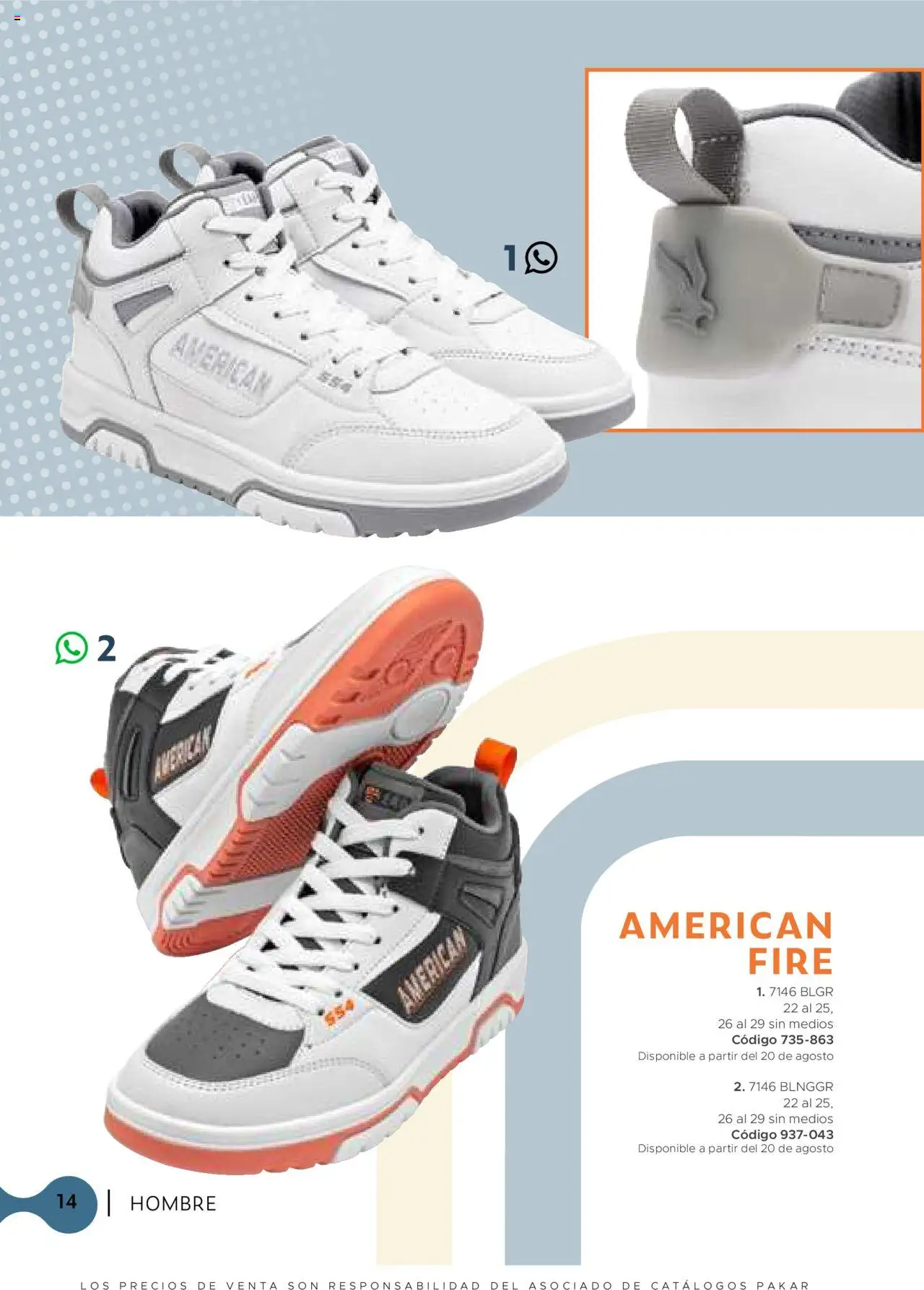 Nuevas ofertas de SC Pakar válidas en toda la República Mexicana desde el 24.07.2025. ¡Encuentra las mejores ofertas en SC Pakar - Catálogo Hombre otoño / invierno! | Página: 14