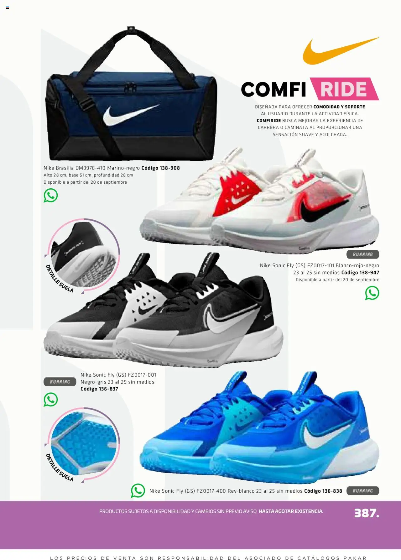 Nuevas ofertas de SC Pakar válidas en toda la República Mexicana desde el 29.08.2025. ¡Encuentra las mejores ofertas en SC Pakar - Catálogo Otoño Women! | Página: 387