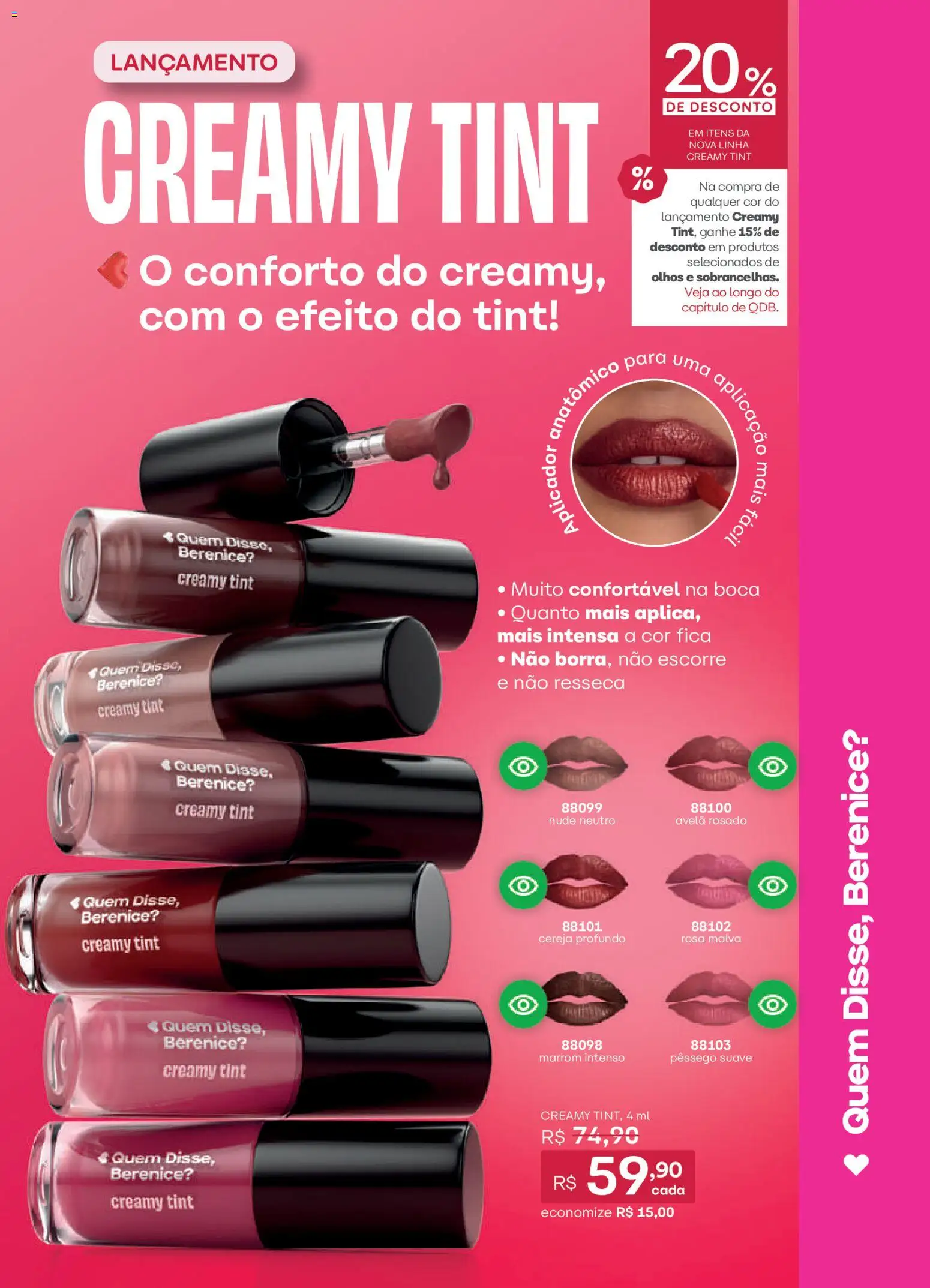 O Boticário Folheto - válido de 23.03.2026 | Página: 138 | Produtos: Pêssego, Cereja, Avelã