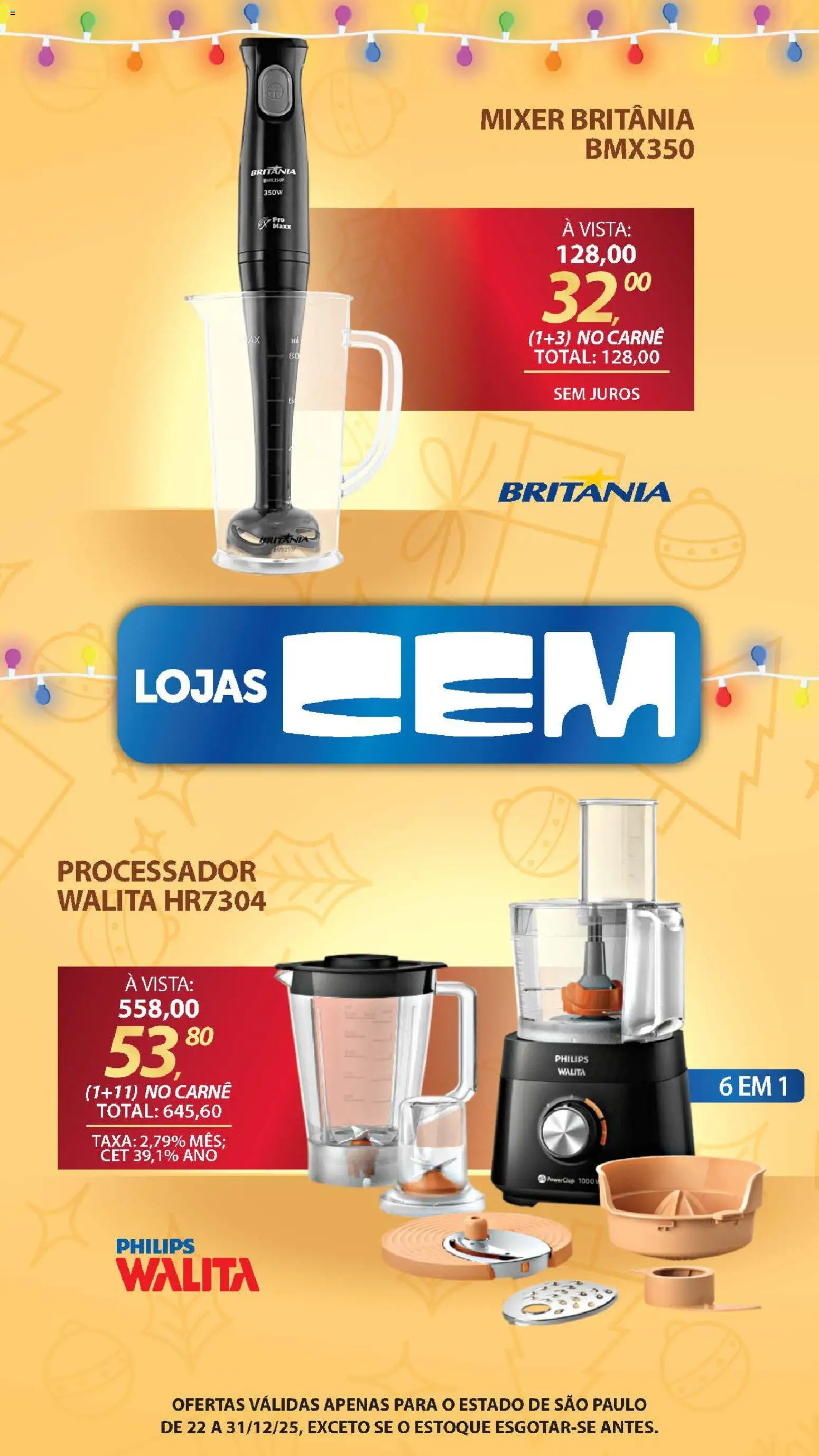 Lojas Cem Folheto - válido de 22.12.2025 | Página: 67 | Produtos: Processador, Carne