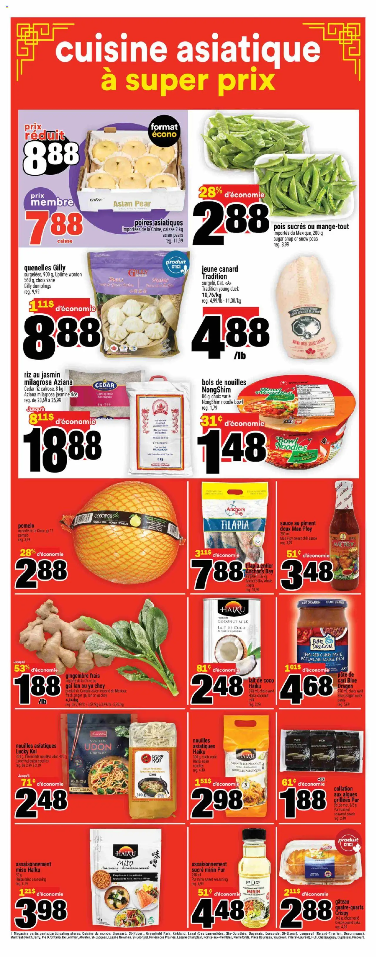 Super C flyer valid from 23.10.2025 | Page: 10 | Products: Rice, Noodles, Milk