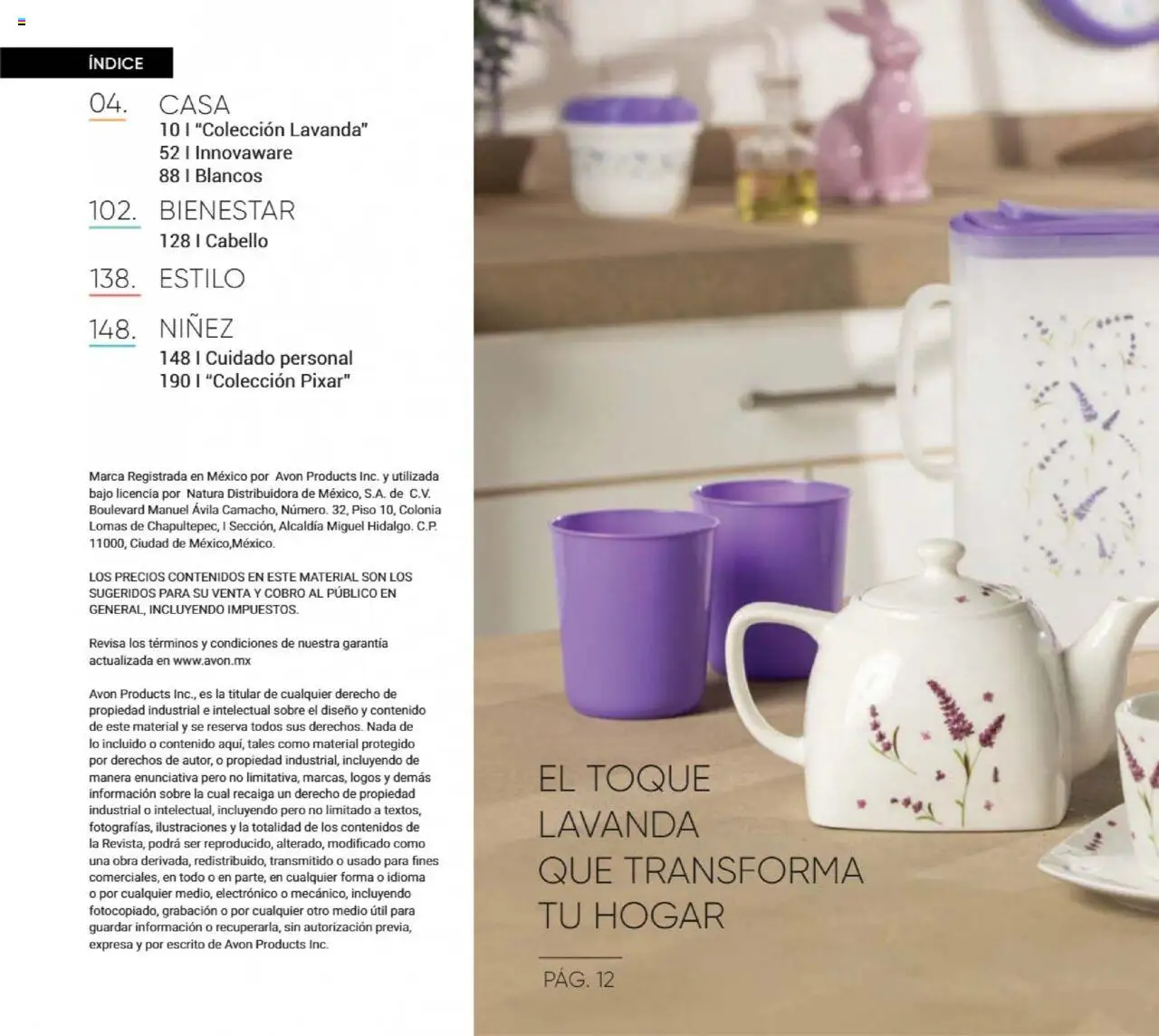 Nuevas ofertas de AVON válidas en toda la República Mexicana desde el 09.10.2025. ¡Encuentra las mejores ofertas en AVON - Casa & Estilo 16 2025! | Página: 8 | Productos: Sobre