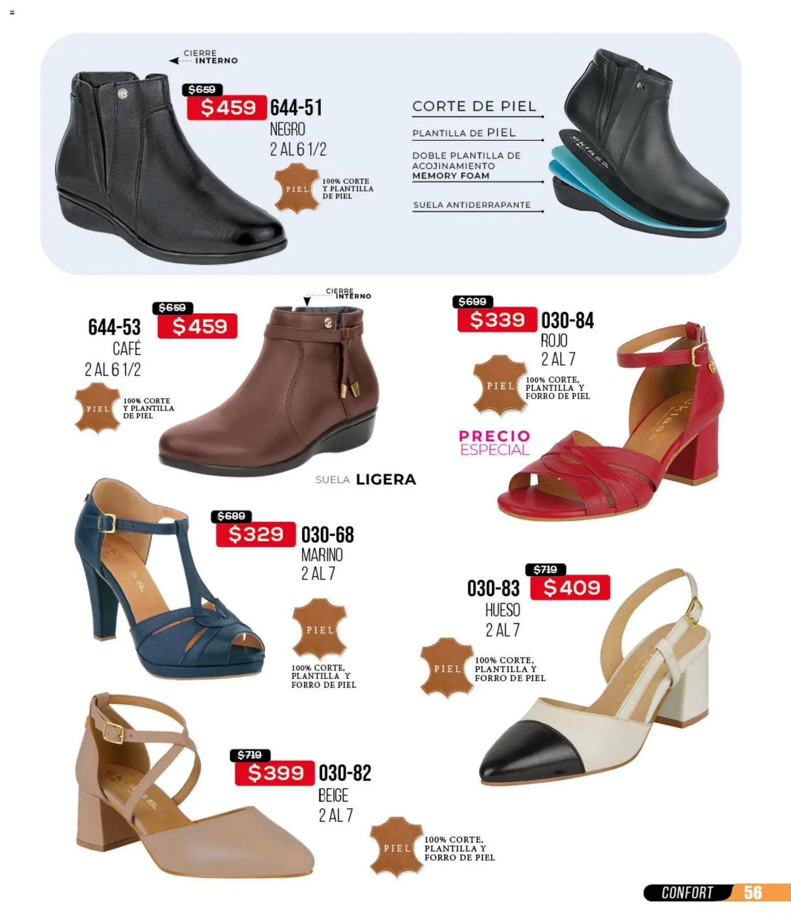 Nuevas ofertas de Cklass válidas en toda la República Mexicana desde el 18.03.2026. ¡Encuentra las mejores ofertas en Cklass catálogo Liquidación total calzado! | Página: 57 | Productos: Café