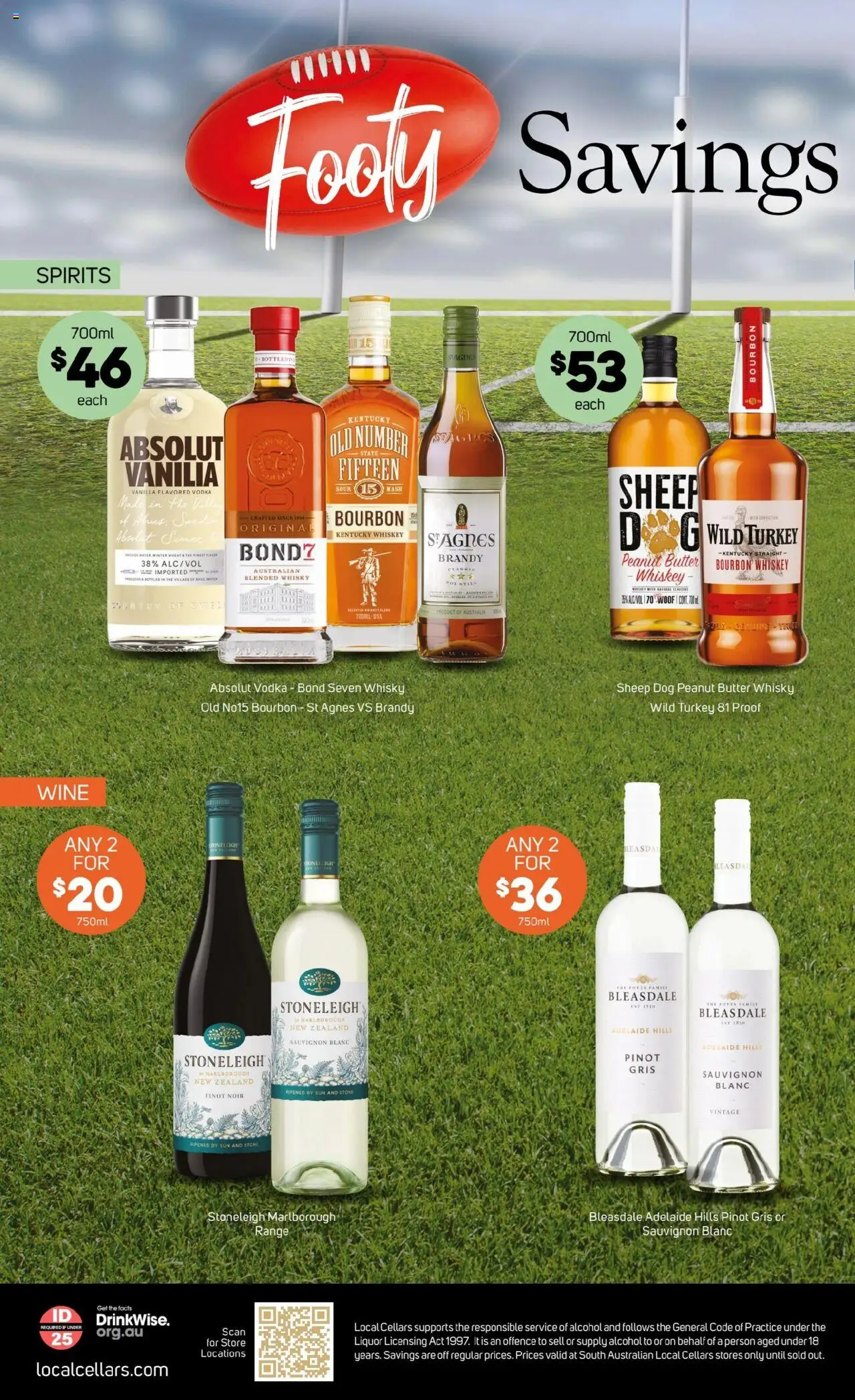 Foodland catalogue - valid from 24.09.2025 | Page: 36 | Products: Butter, Wine, Vodka, Turkey