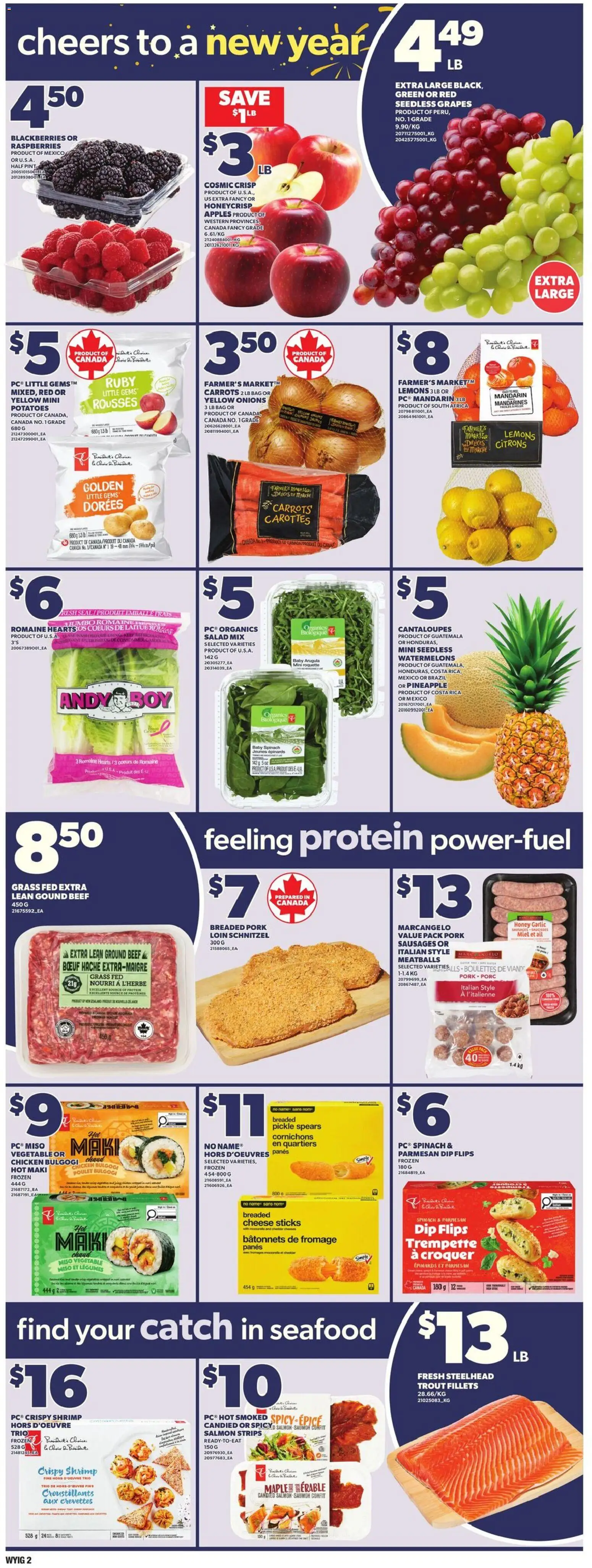 Independent Grocer flyer valid from 25.12.2025 | Page: 5 | Products: Beef, Potatoes, Cheese, Chicken